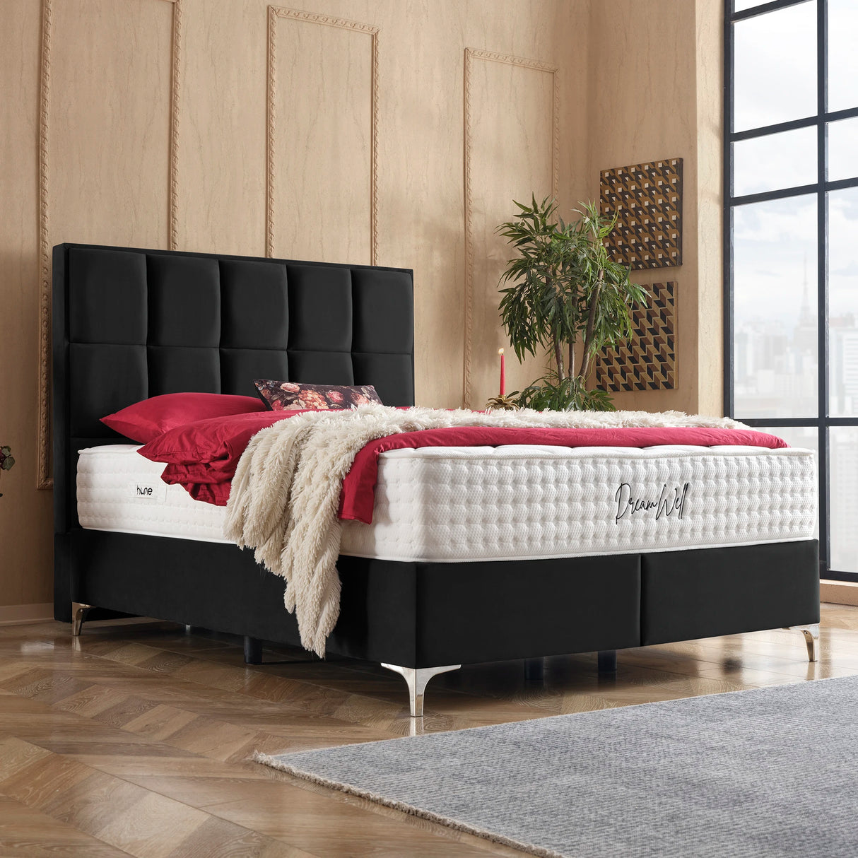 Bett mit Stauraum CASTLE