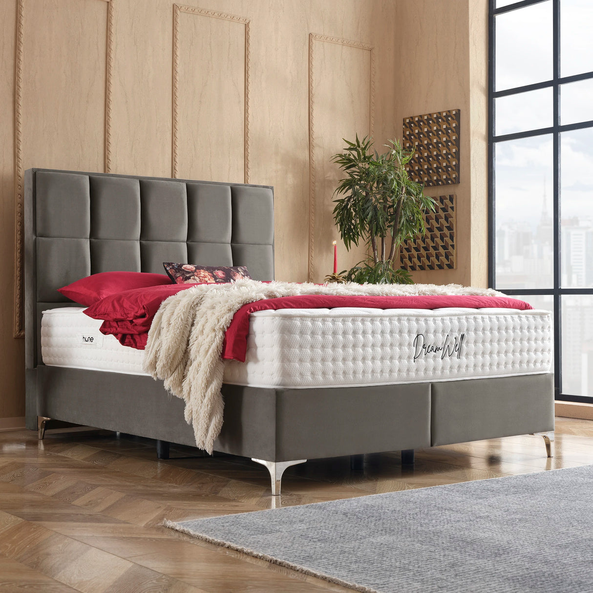 Bett mit Stauraum CASTLE