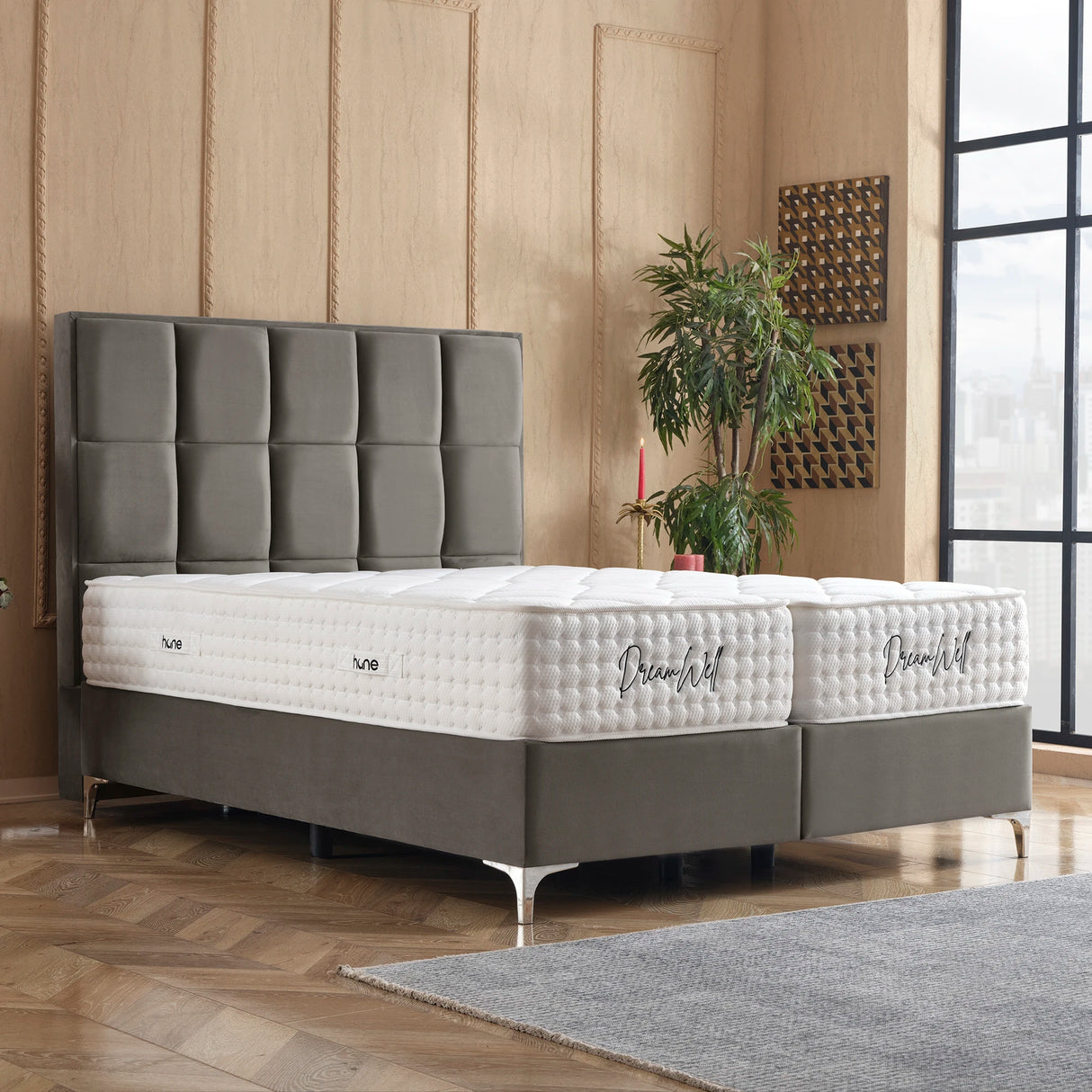 Bett mit Stauraum CASTLE