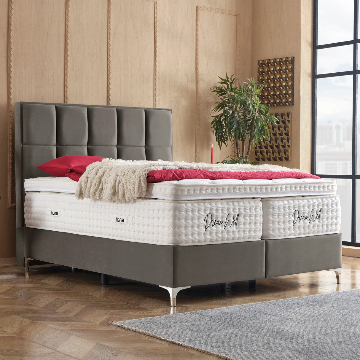 Bett mit Stauraum CASTLE