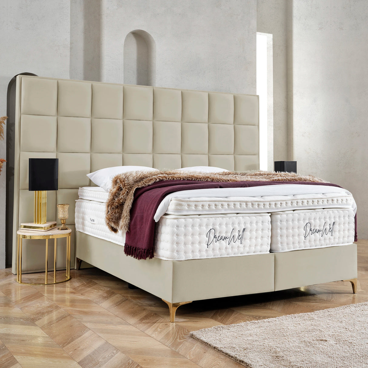 Bett mit Stauraum CASTLE LONG