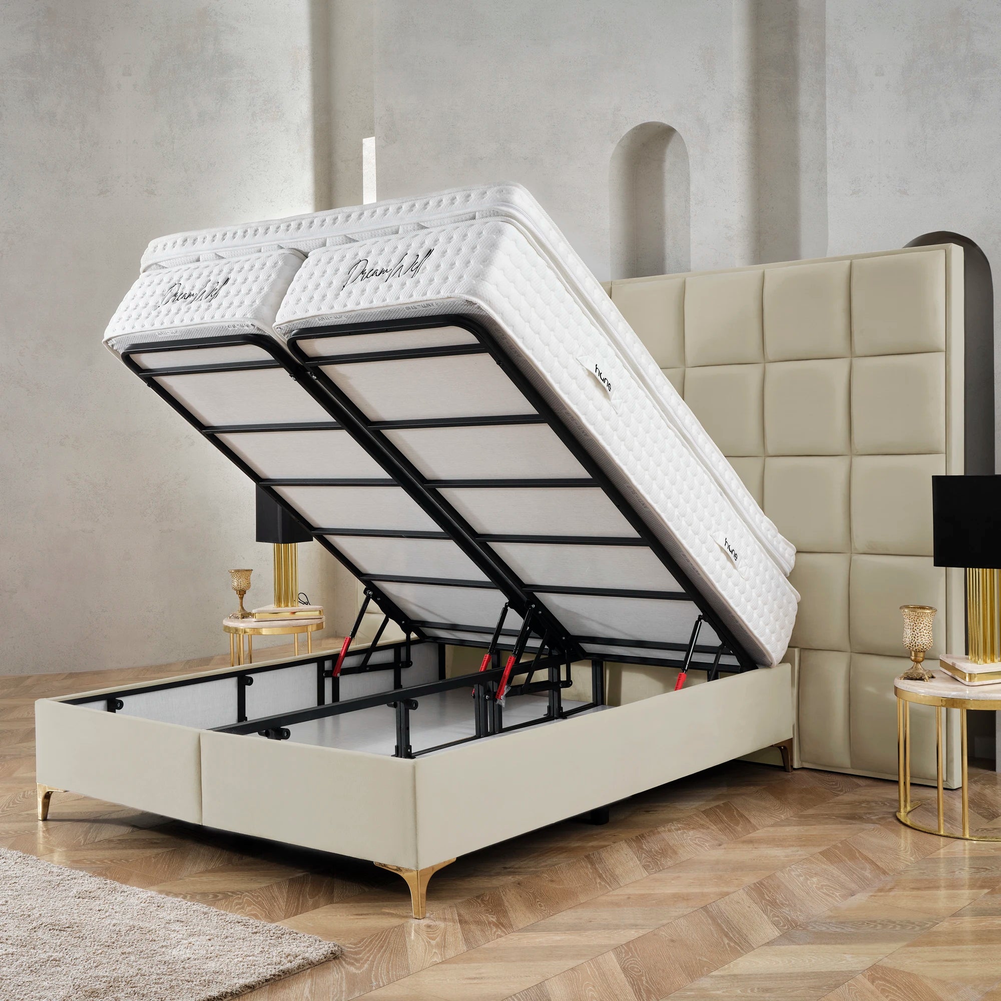 Posteľ s úložným priestorom CASTLE LONG