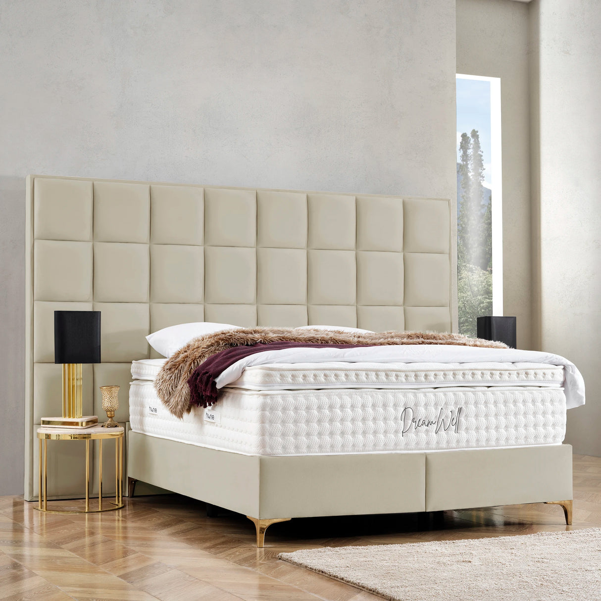 Bett mit Stauraum CASTLE LONG