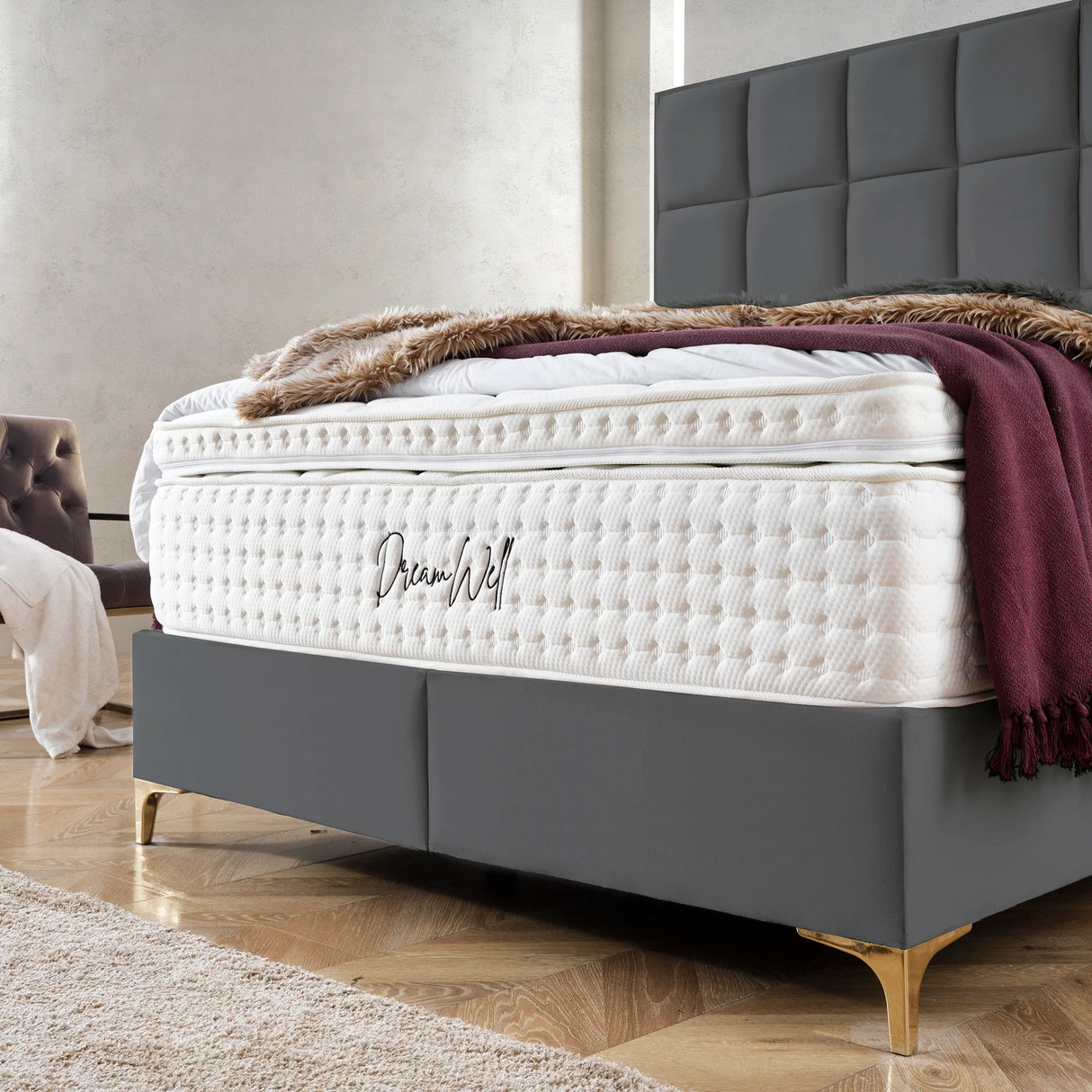 Bett mit Stauraum CASTLE LONG