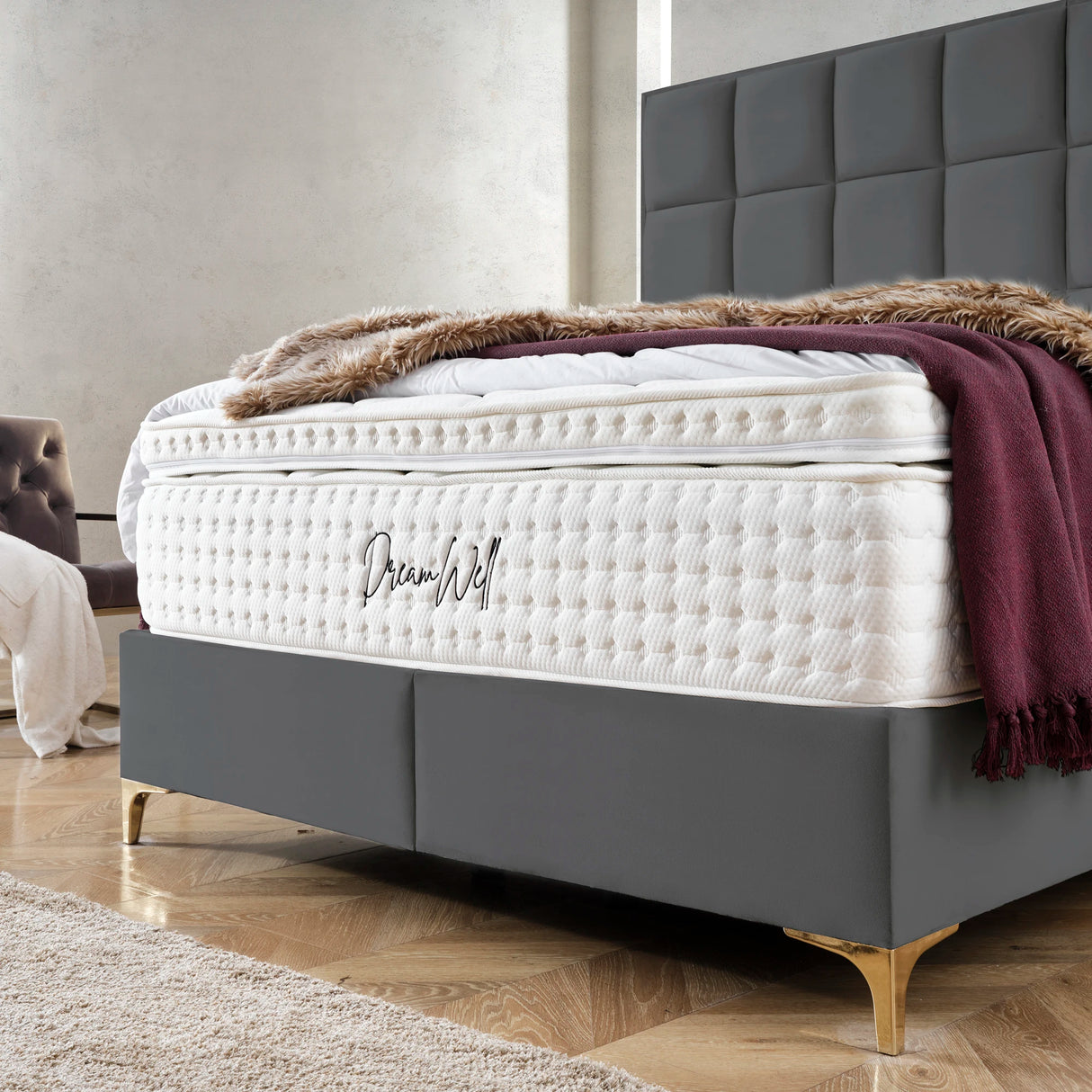 Bett mit Stauraum CASTLE LONG