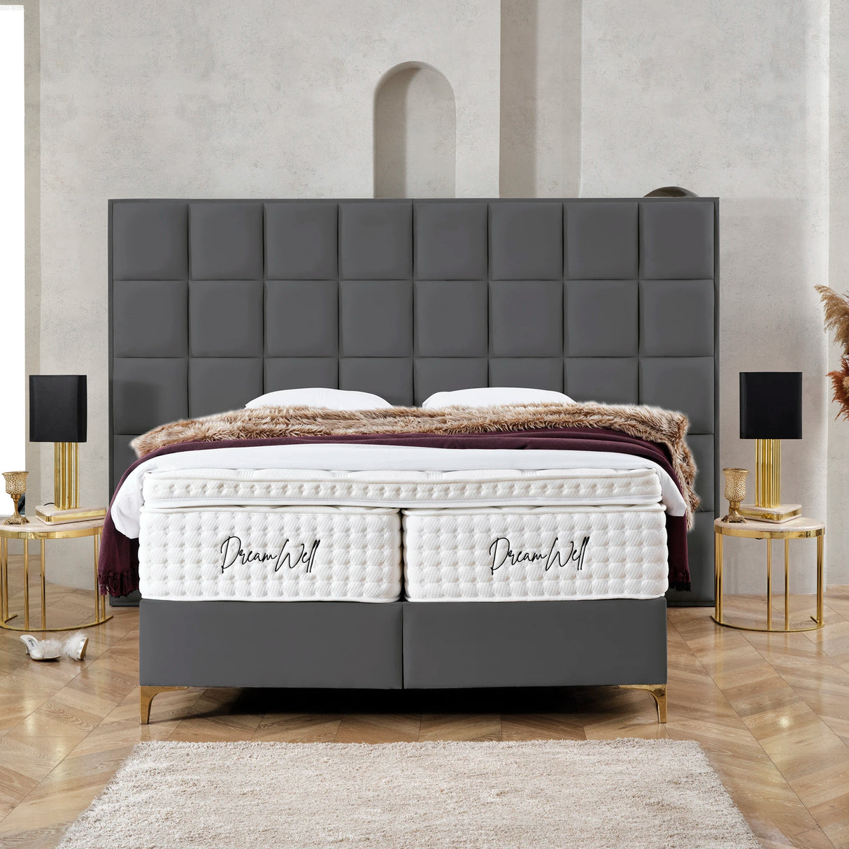 Bett mit Stauraum CASTLE LONG