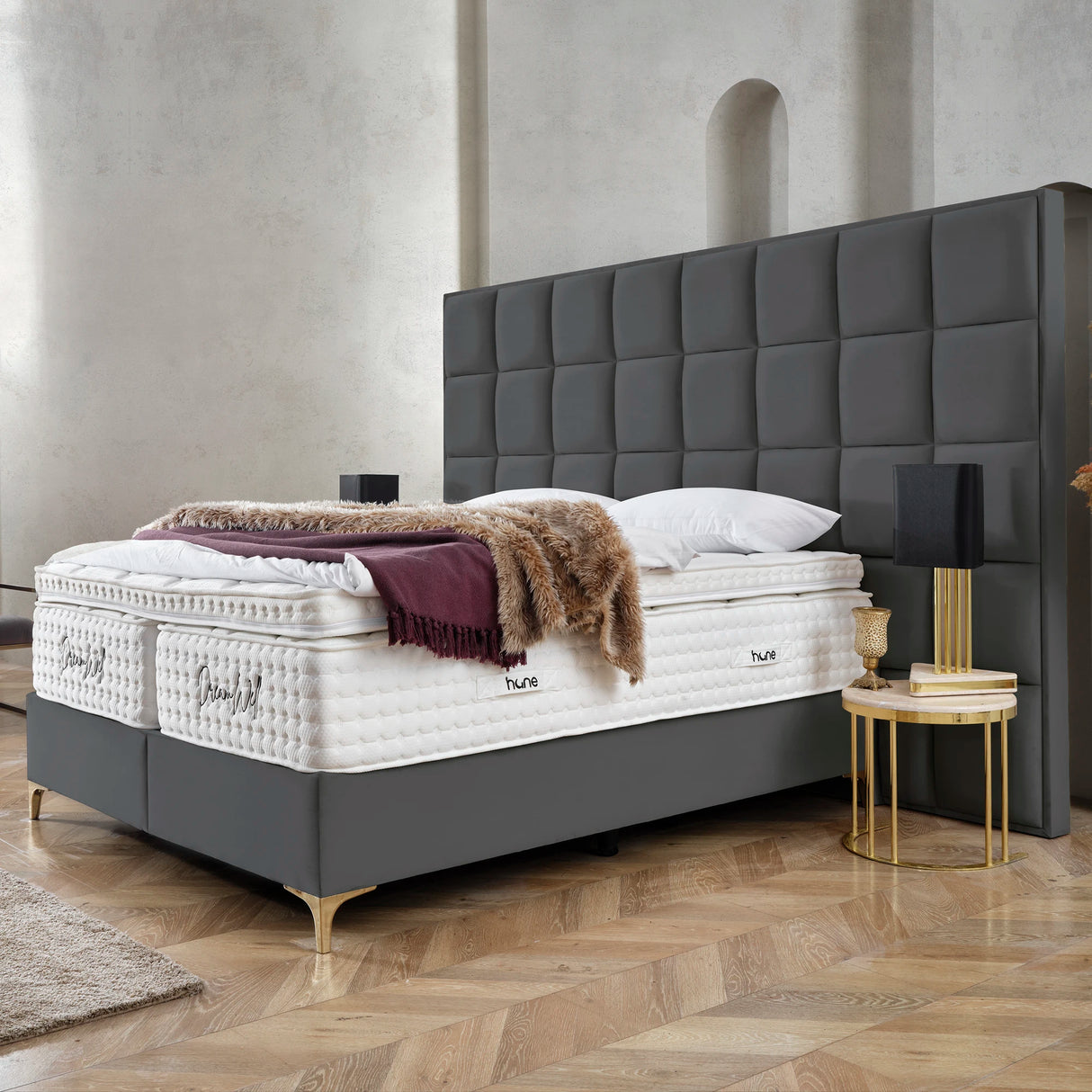 Bett mit Stauraum CASTLE LONG