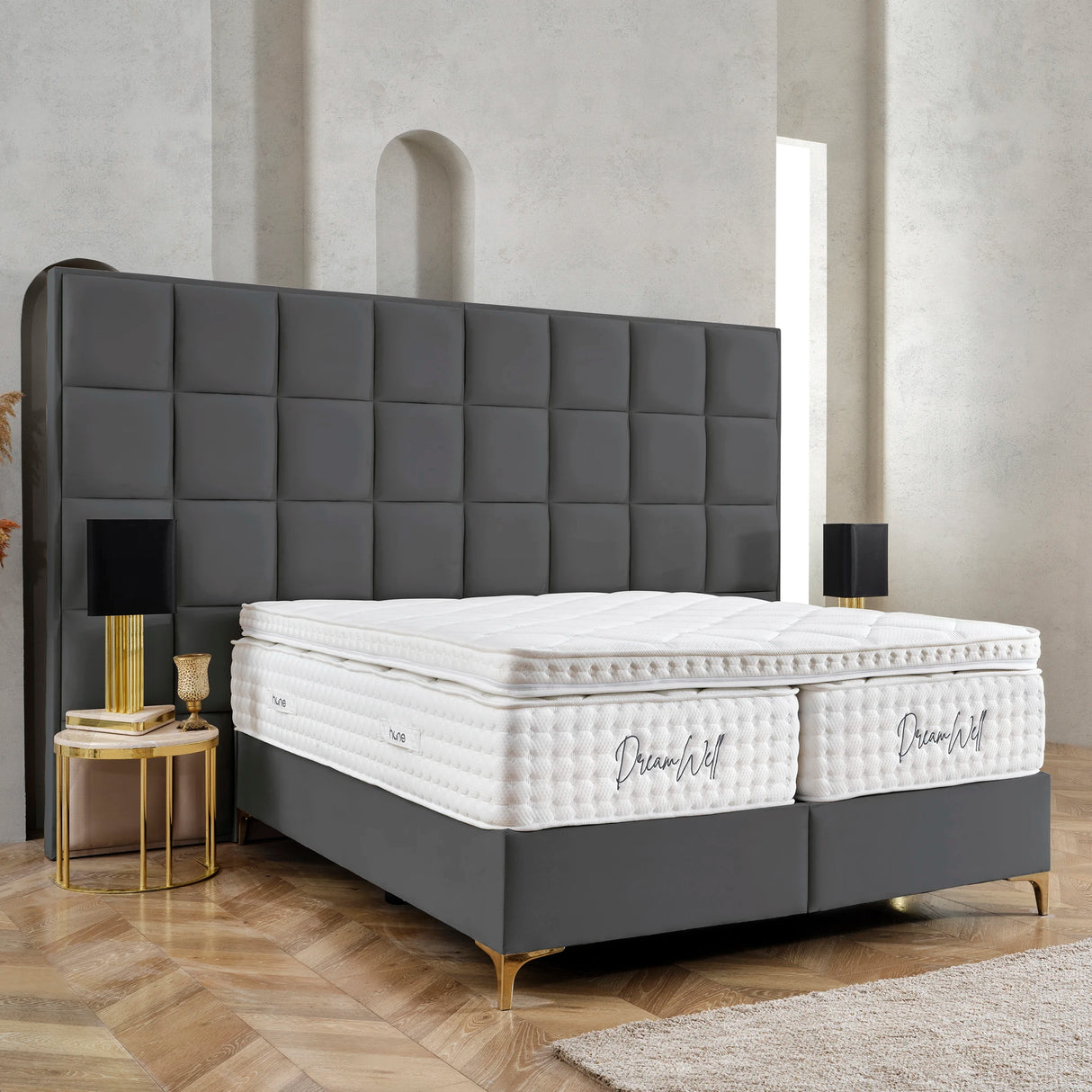 Bett mit Stauraum CASTLE LONG