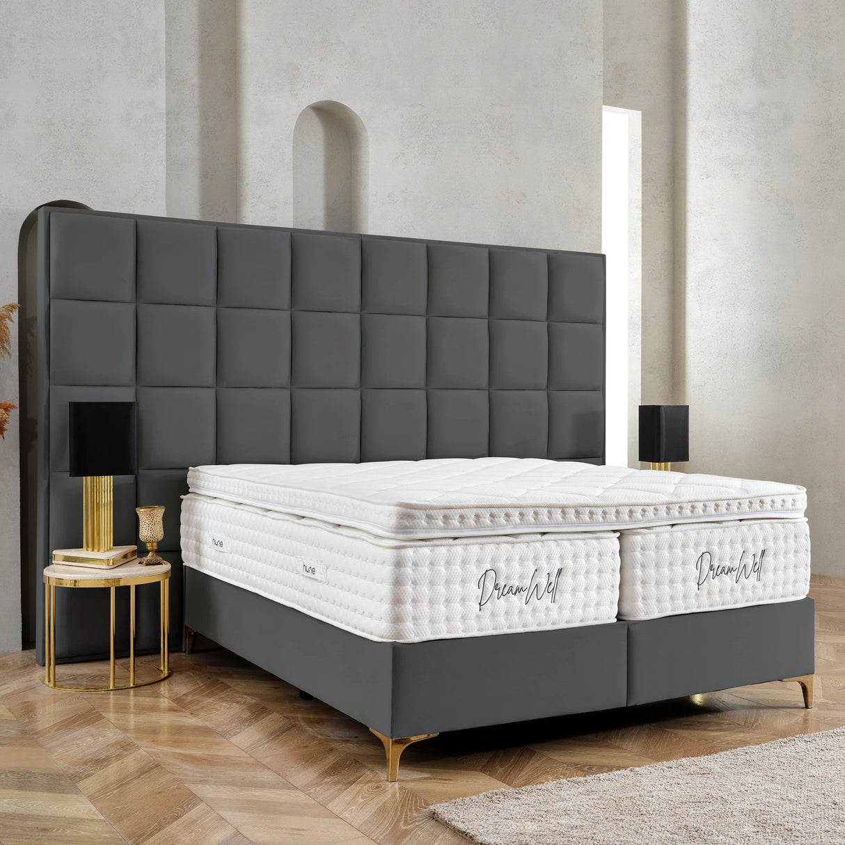 Bett mit Stauraum CASTLE LONG