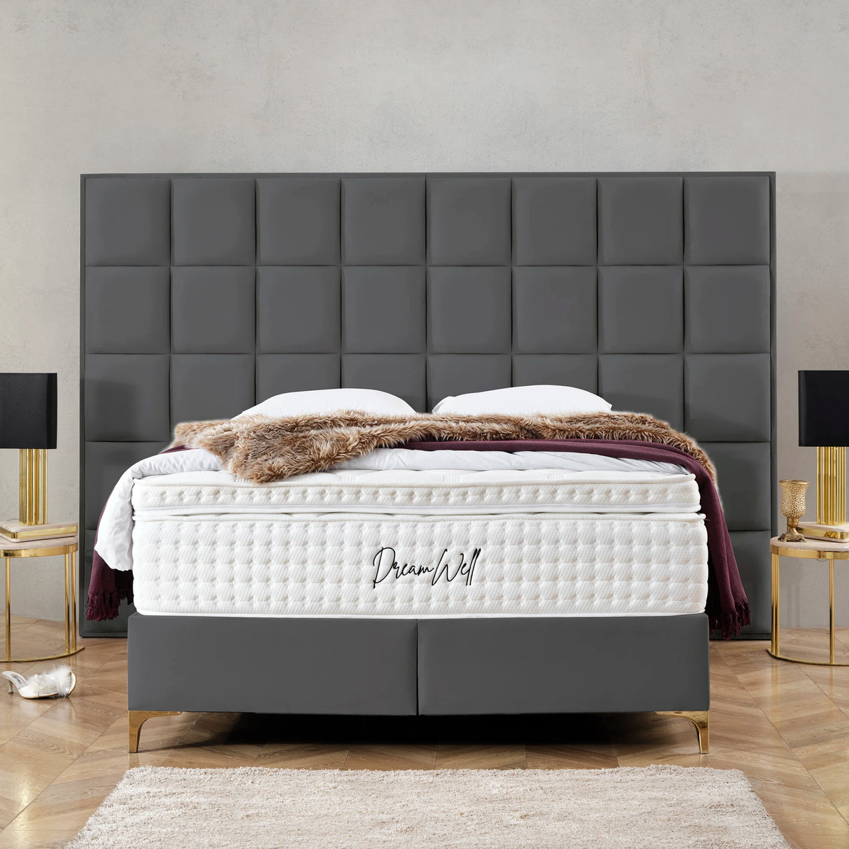 Bett mit Stauraum CASTLE LONG