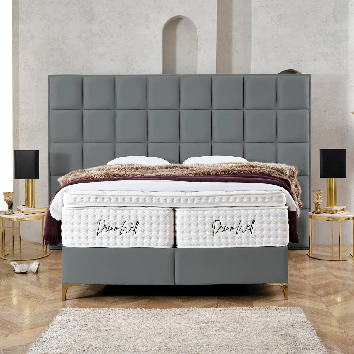 Bett mit Stauraum CASTLE LONG