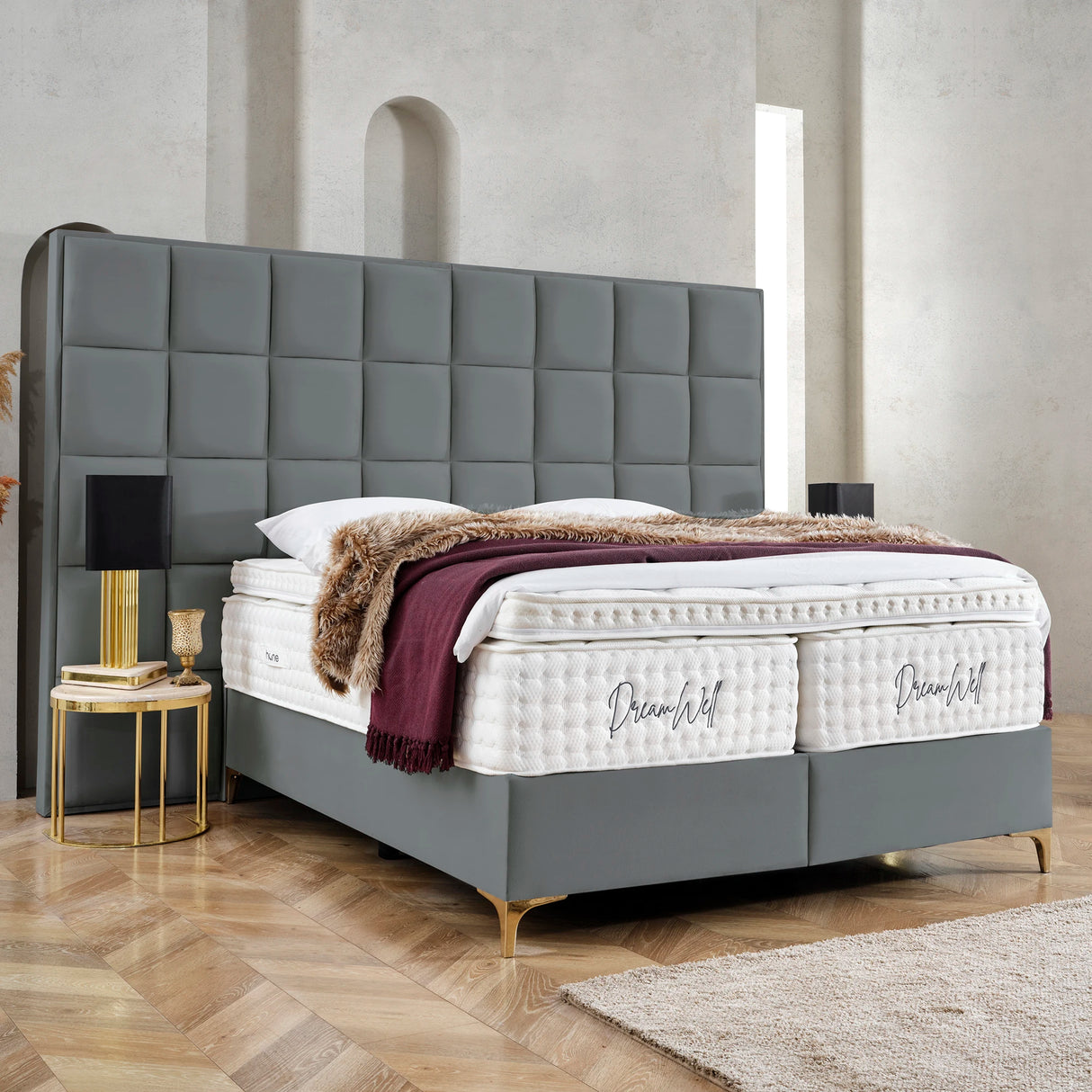 Bett mit Stauraum CASTLE LONG