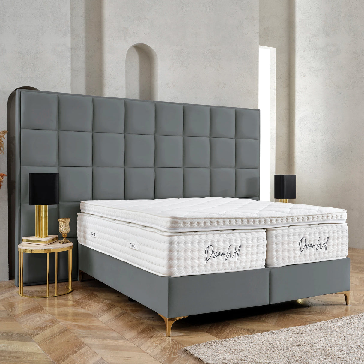 Bett mit Stauraum CASTLE LONG