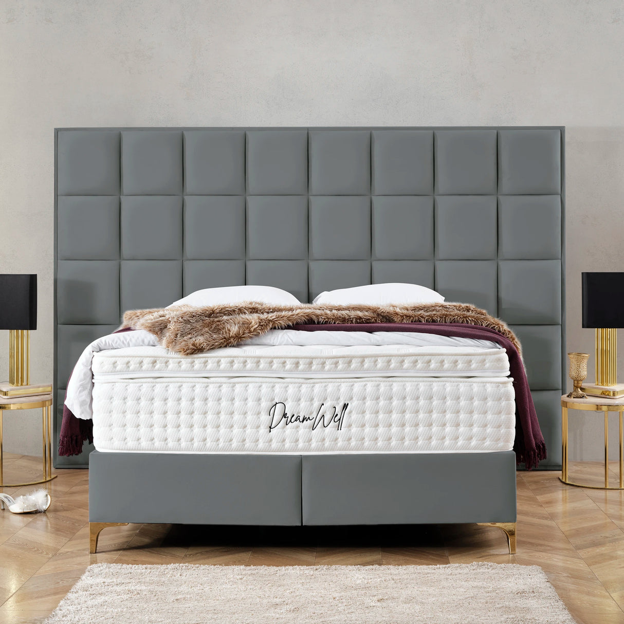 Bett mit Stauraum CASTLE LONG