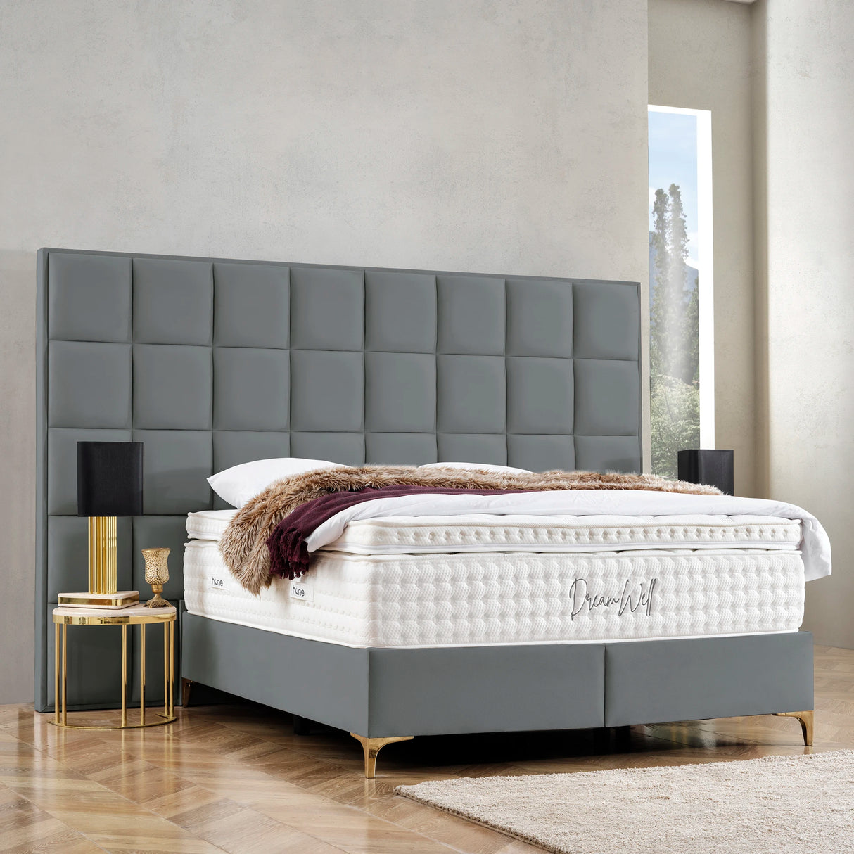 Bett mit Stauraum CASTLE LONG