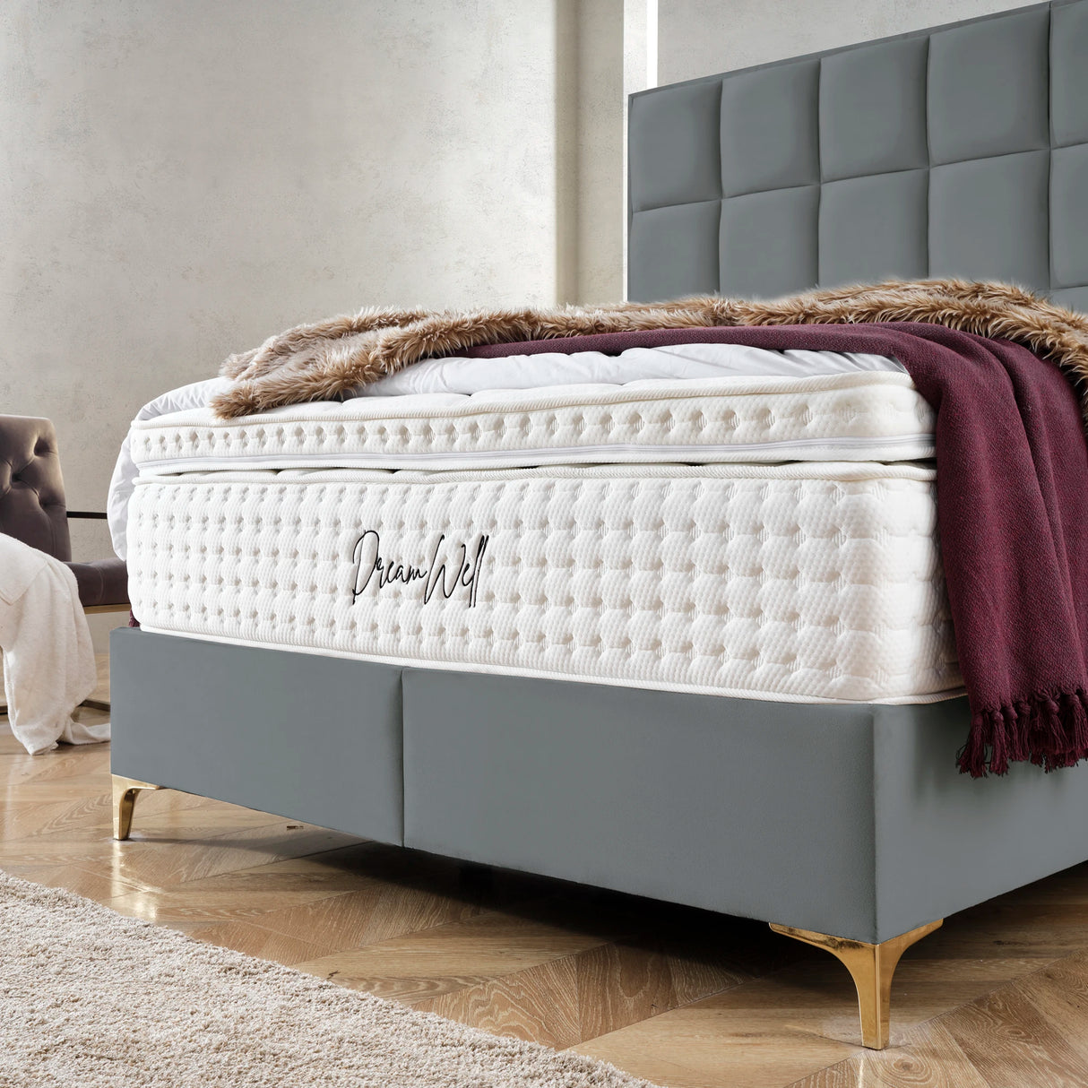 Bett mit Stauraum CASTLE LONG