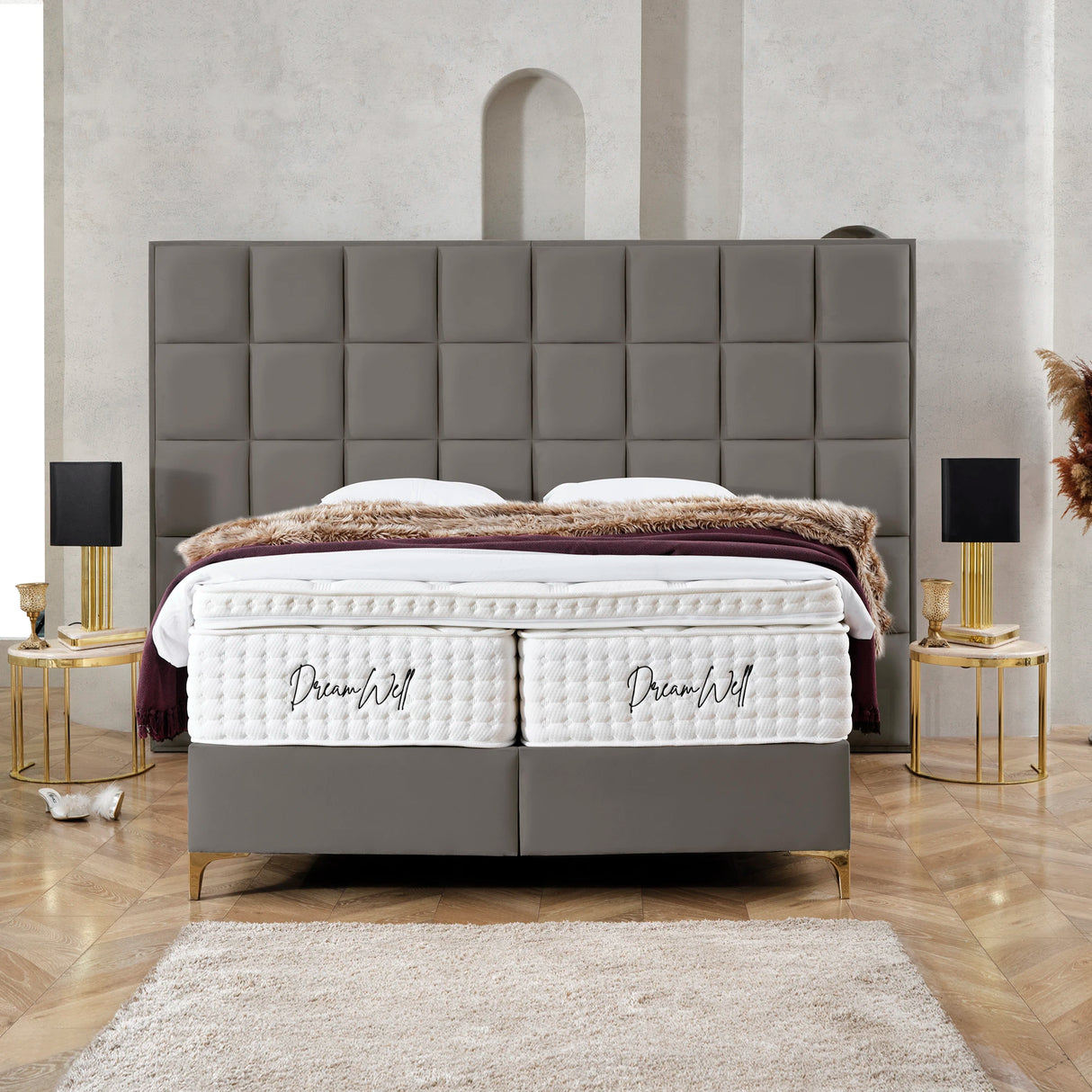 Bett mit Stauraum CASTLE LONG