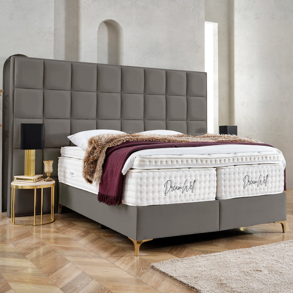 Bett mit Stauraum CASTLE LONG