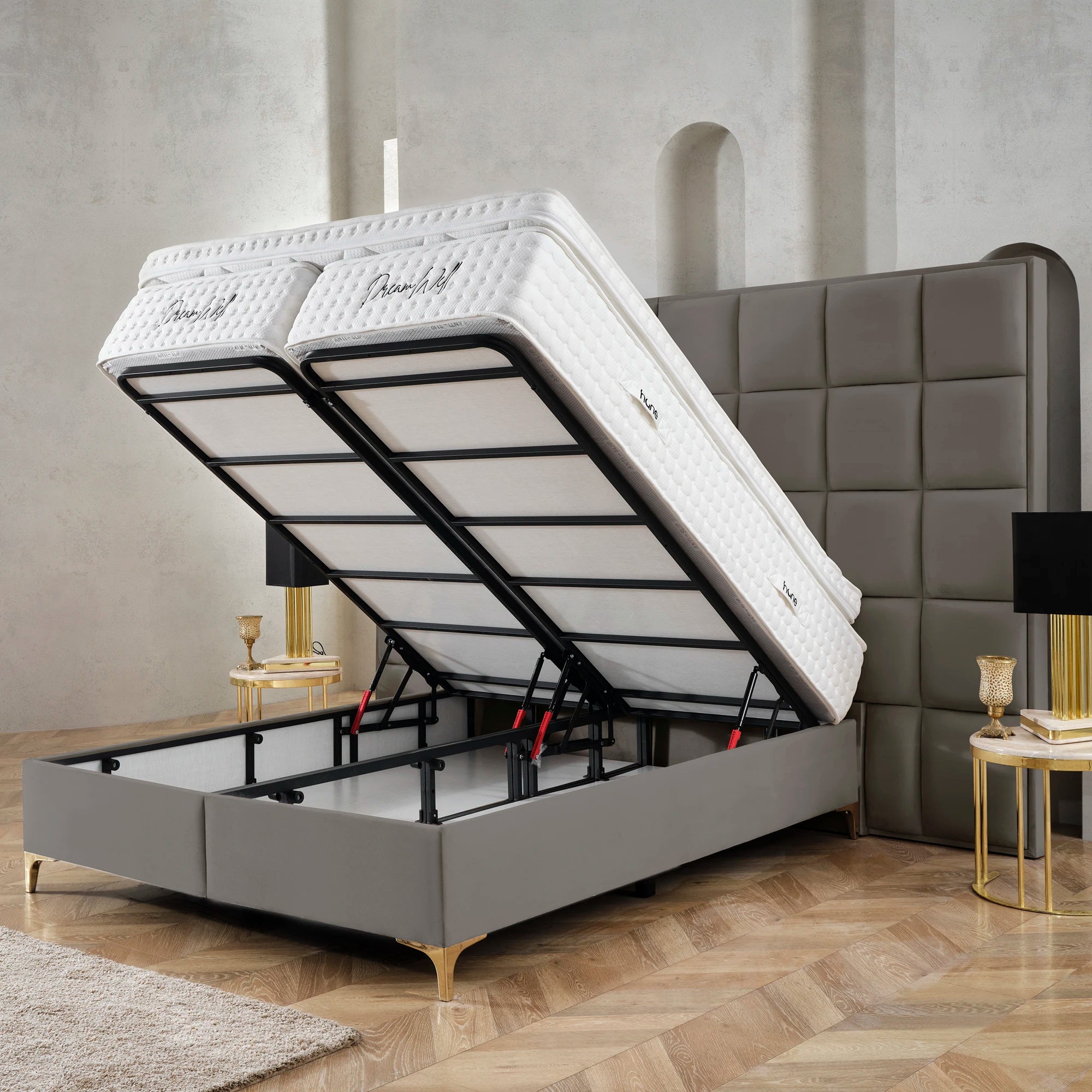 Posteľ s úložným priestorom CASTLE LONG