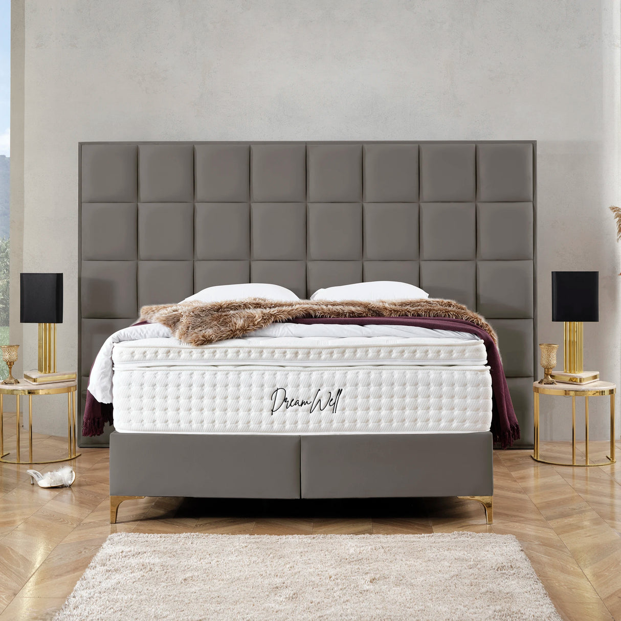 Bett mit Stauraum CASTLE LONG