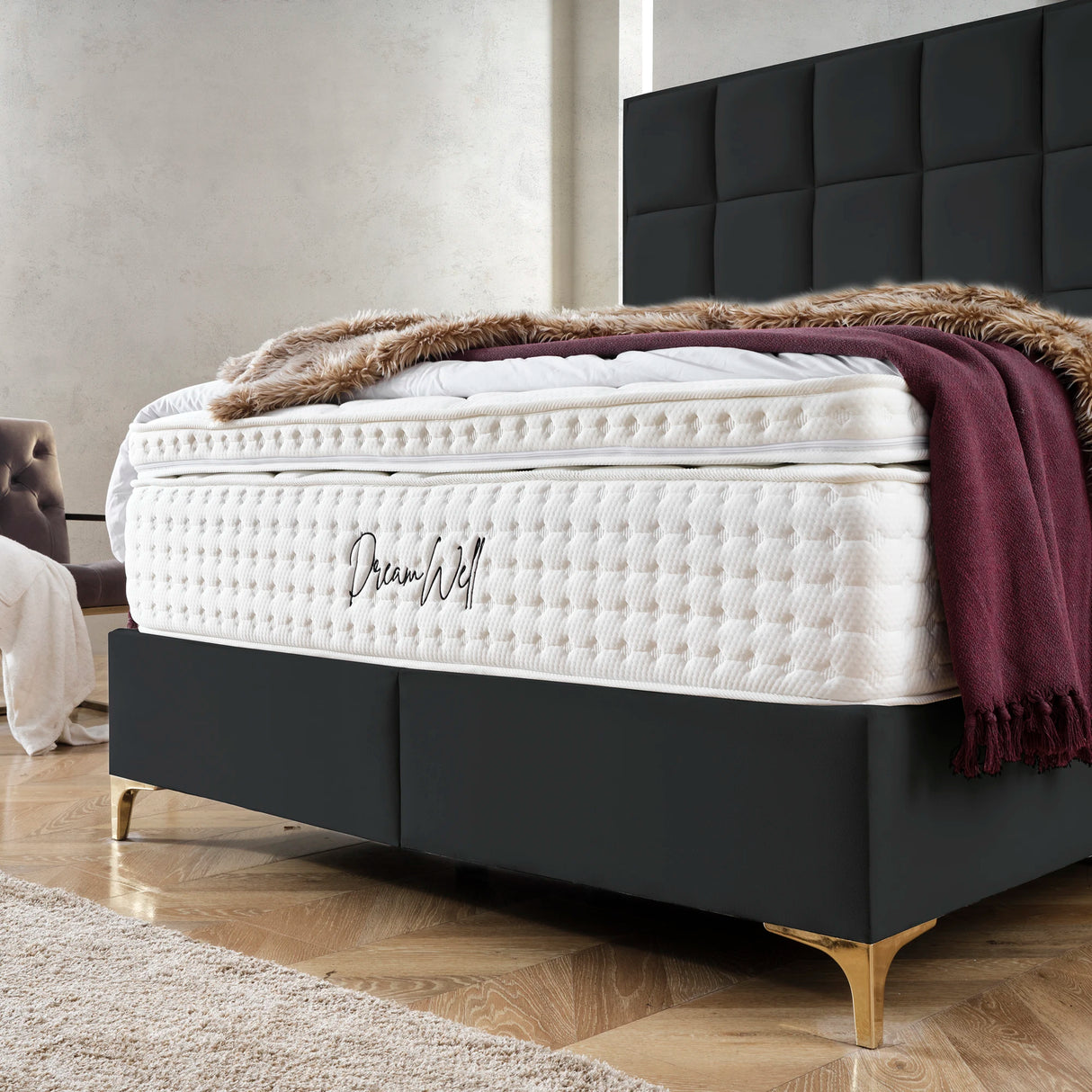 Bett mit Stauraum CASTLE LONG