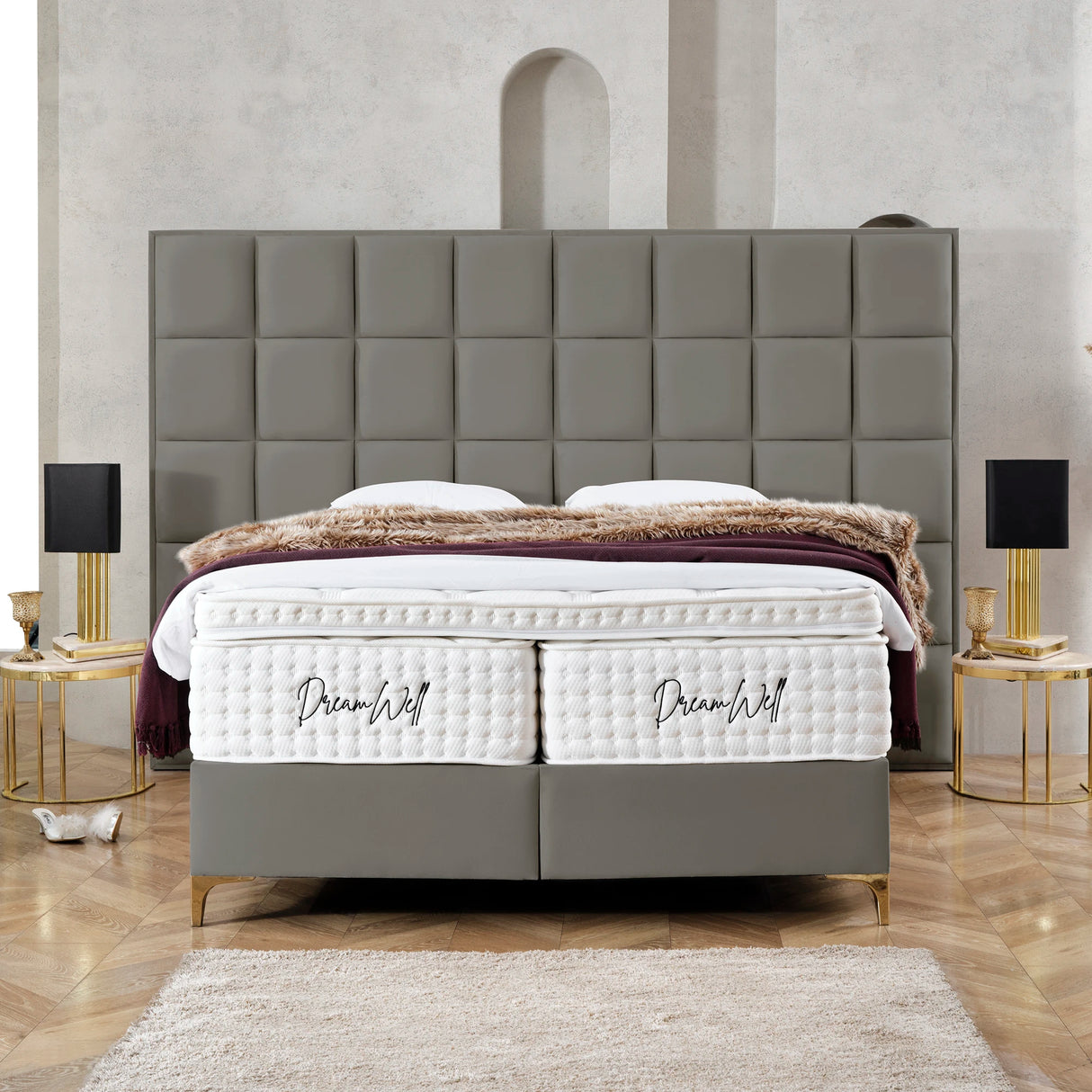 Bett mit Stauraum CASTLE LONG