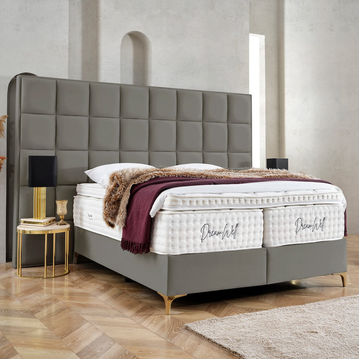 Bett mit Stauraum CASTLE LONG