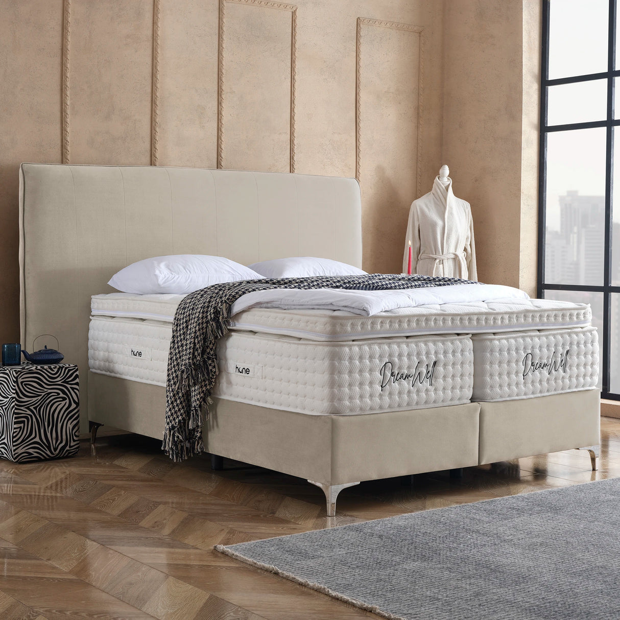 Bett mit Stauraum FABOULAS