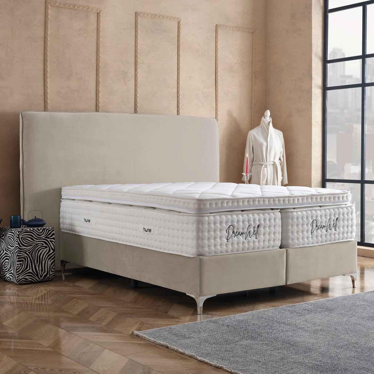 Bett mit Stauraum FABOULAS