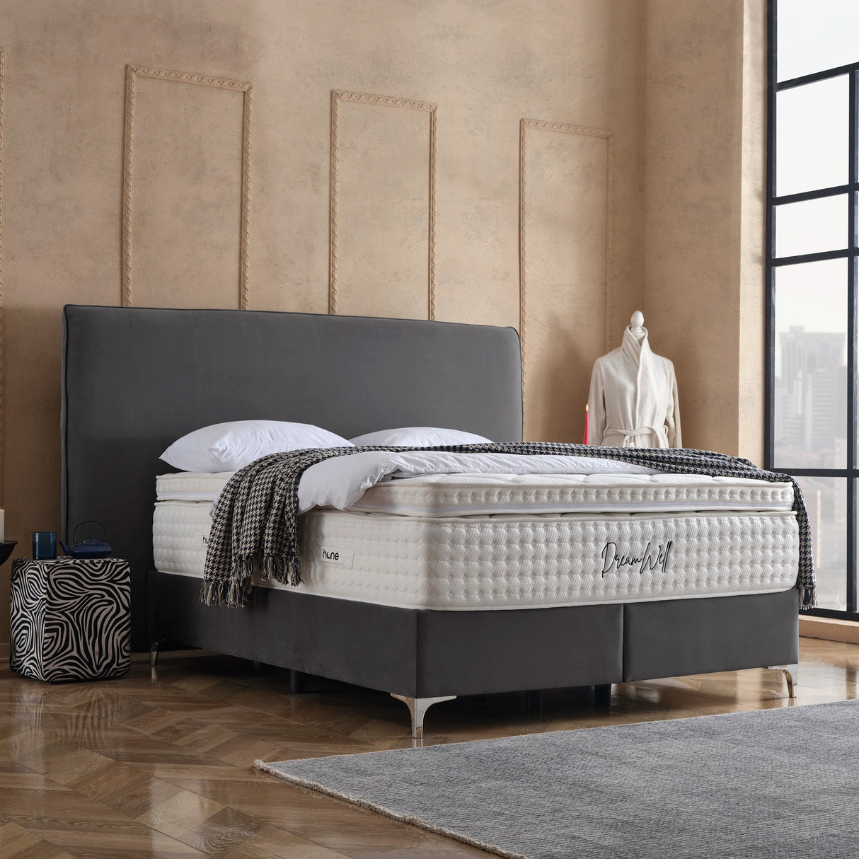 Bett mit Stauraum FABOULAS