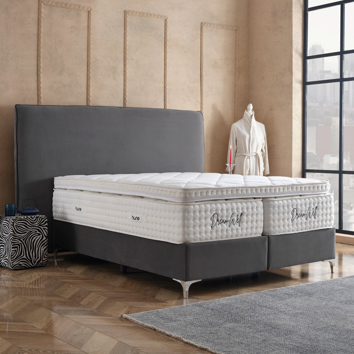 Bett mit Stauraum FABOULAS