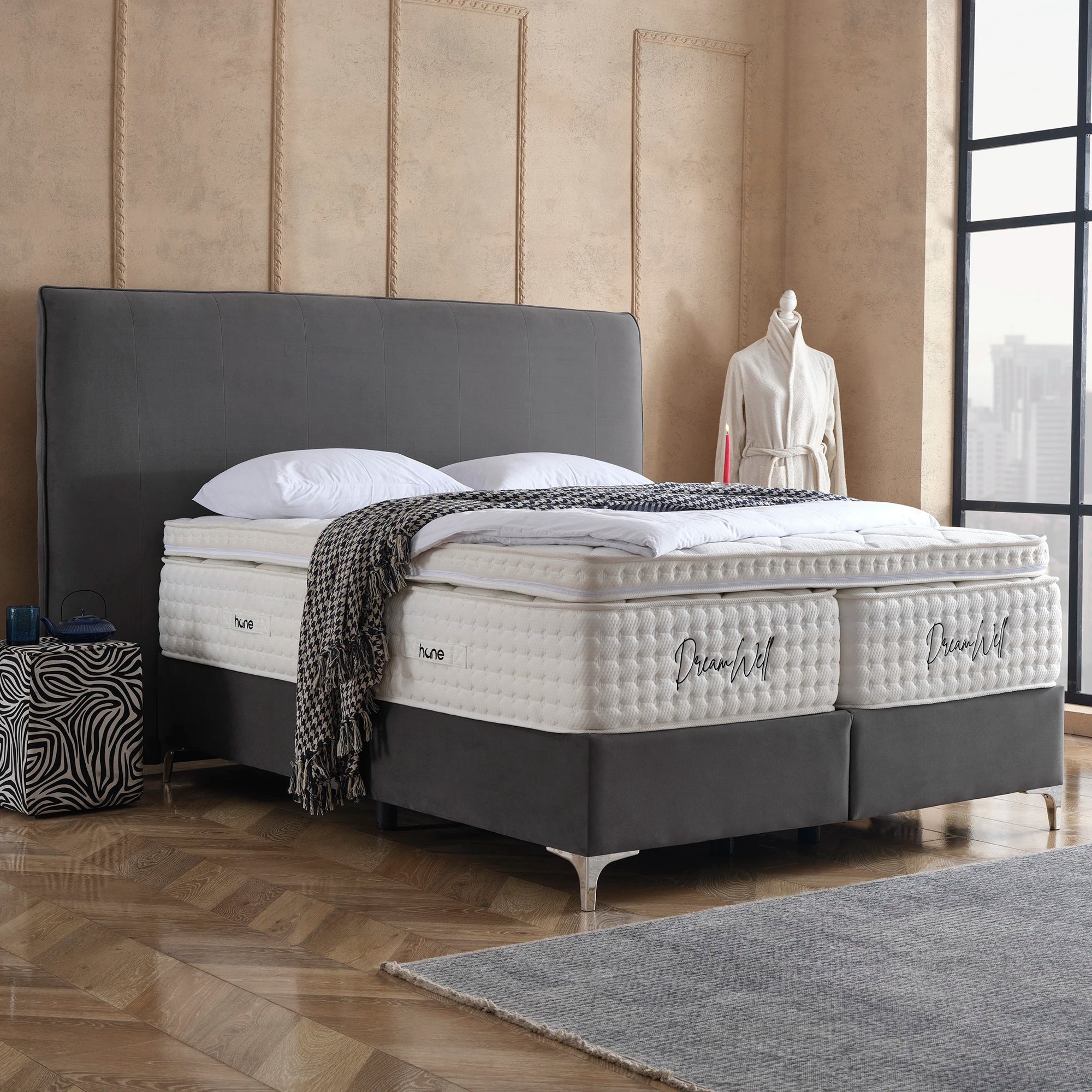 Bett mit Stauraum FABOULAS