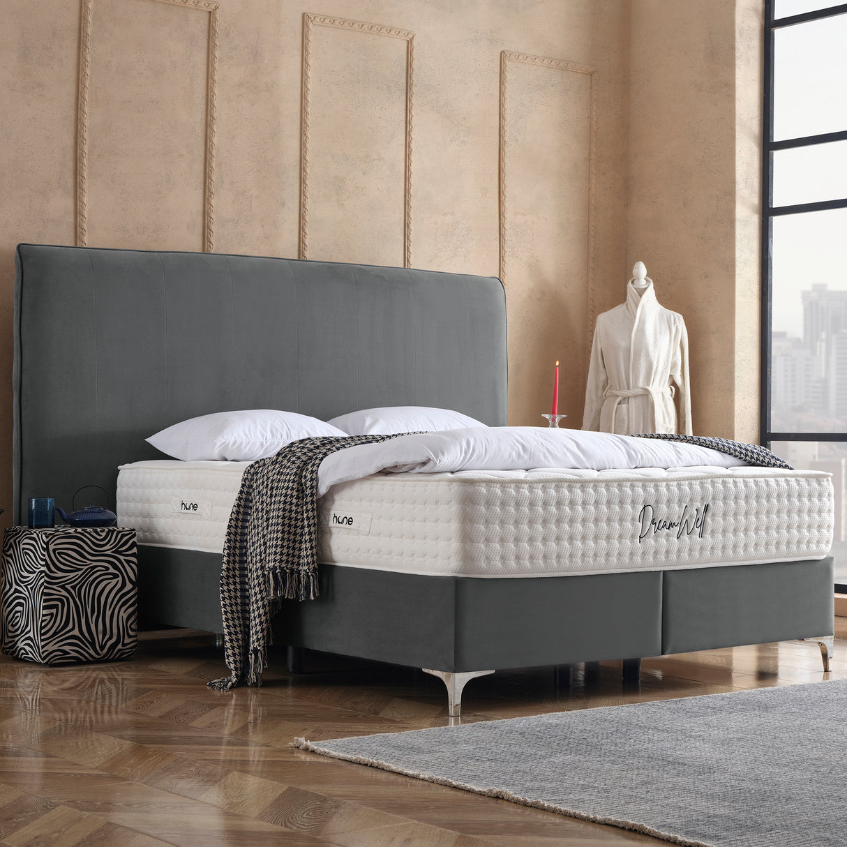 Bett mit Stauraum FABOULAS