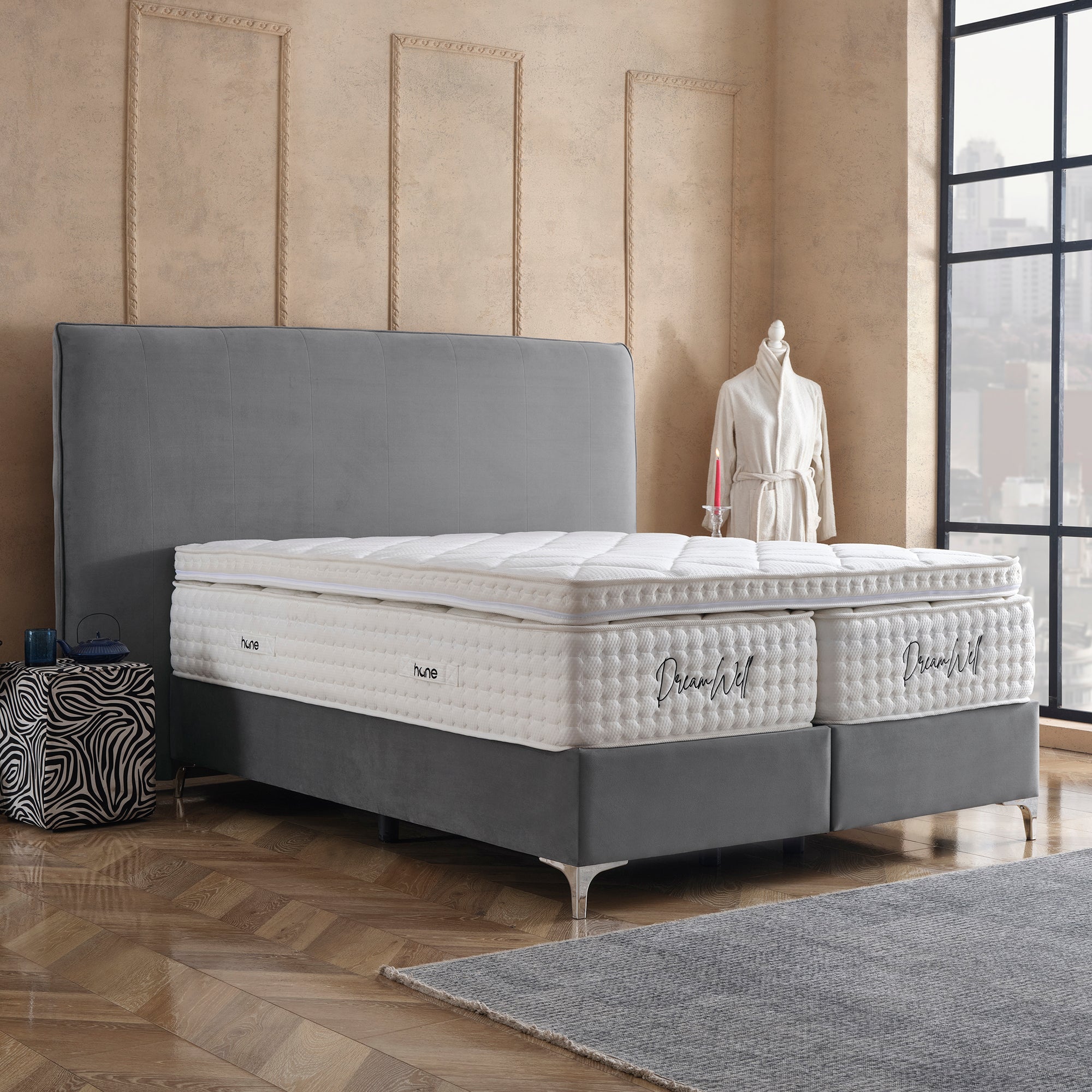 Bett mit Stauraum FABOULAS