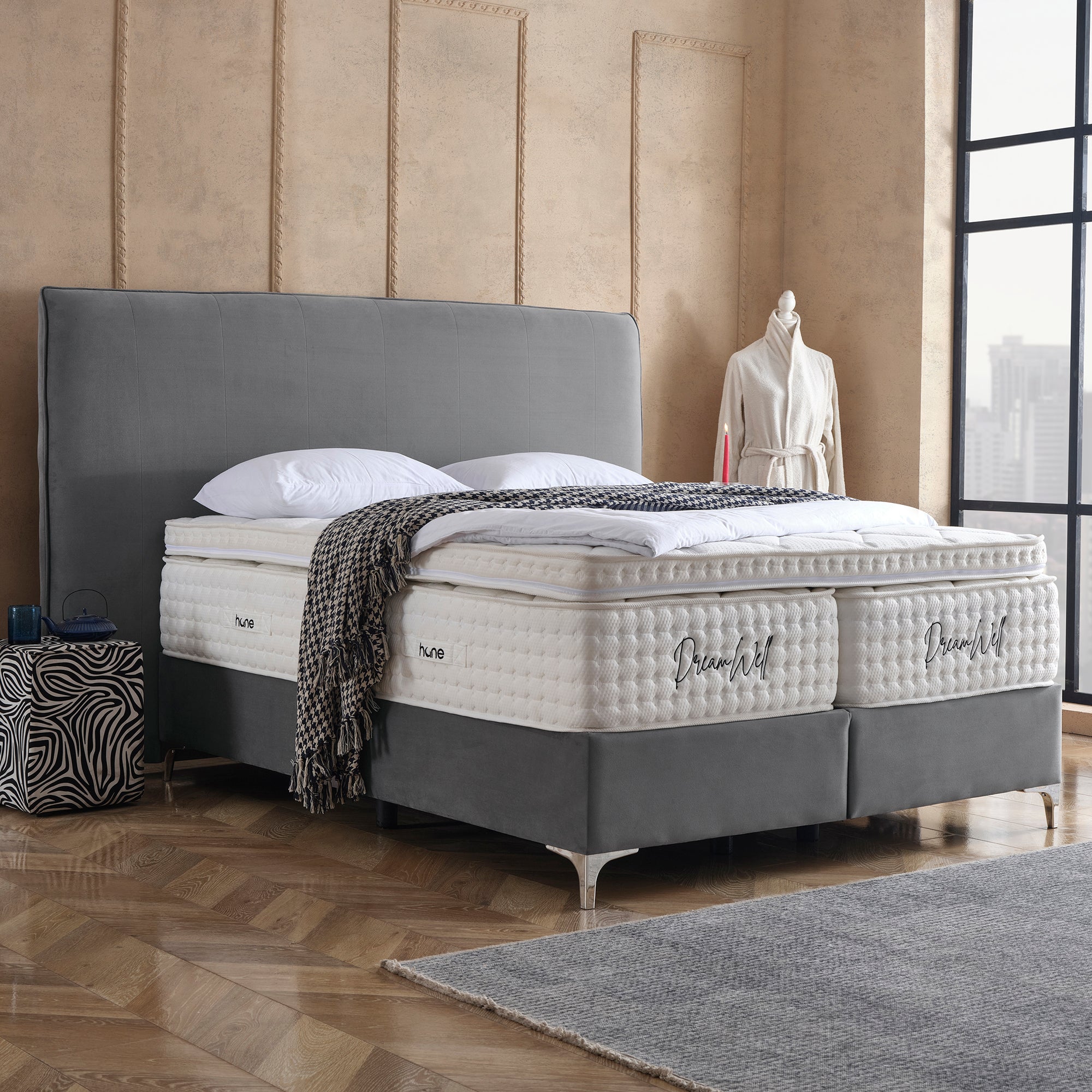 Bett mit Stauraum FABOULAS