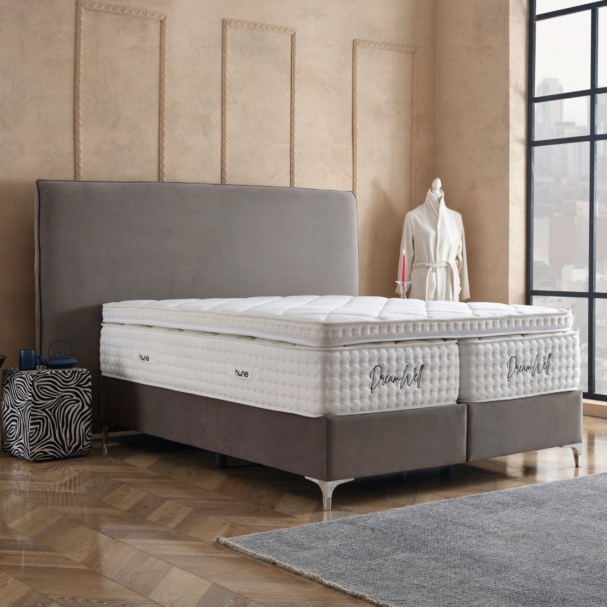 Bett mit Stauraum FABOULAS