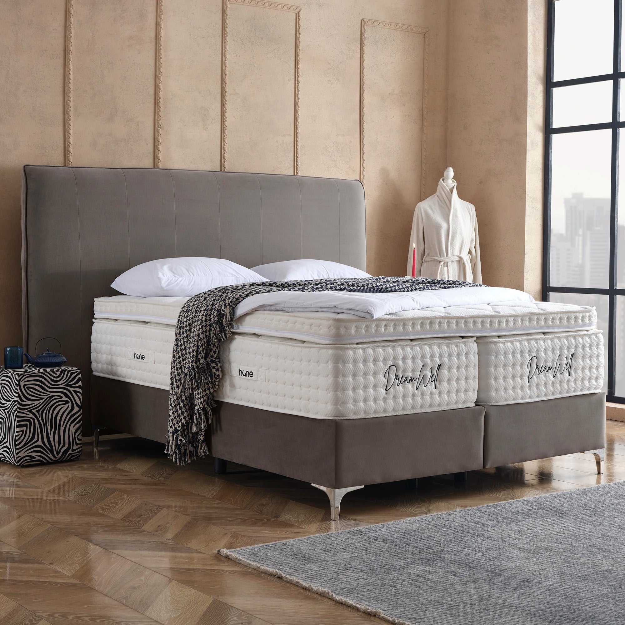 Bett mit Stauraum FABOULAS