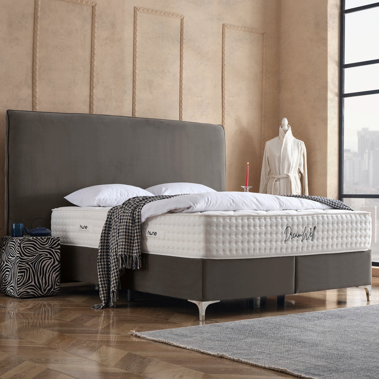 Bett mit Stauraum FABOULAS