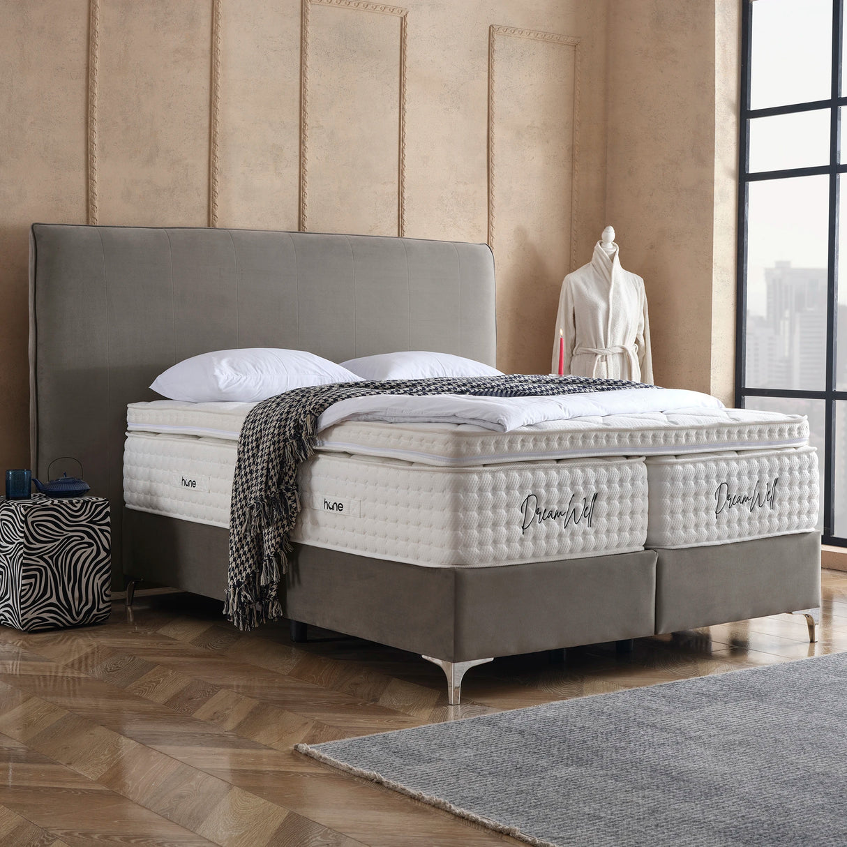 Bett mit Stauraum FABOULAS