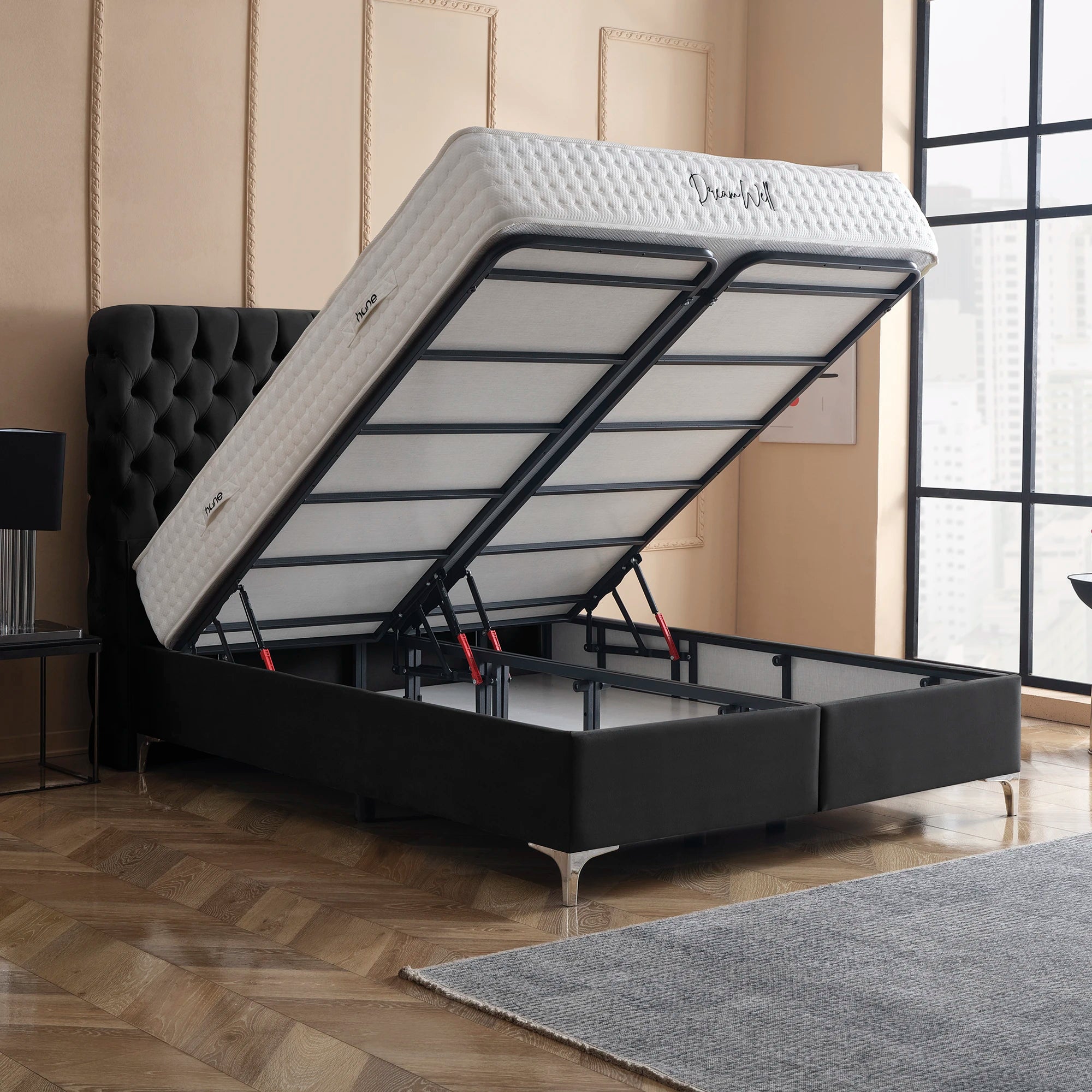 Posteľ s úložným priestorom HERMES