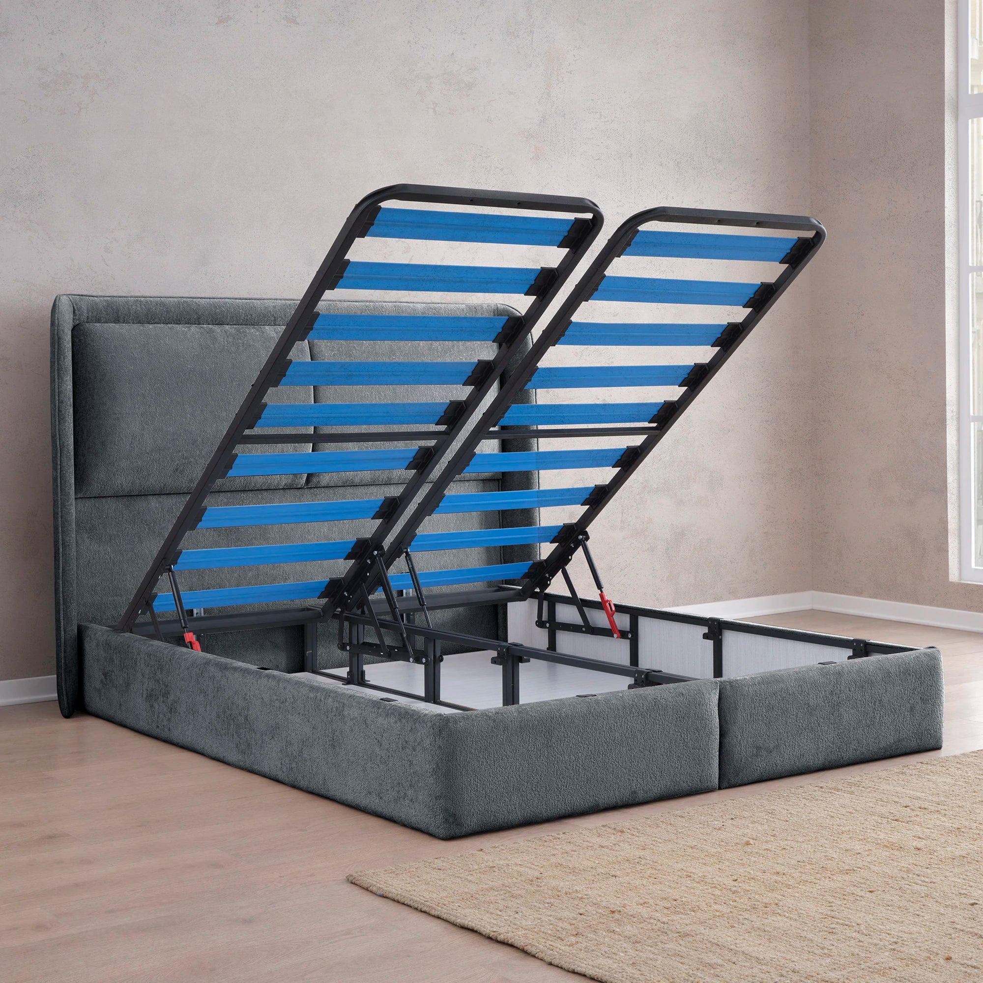 Bett mit Stauraum LEONE