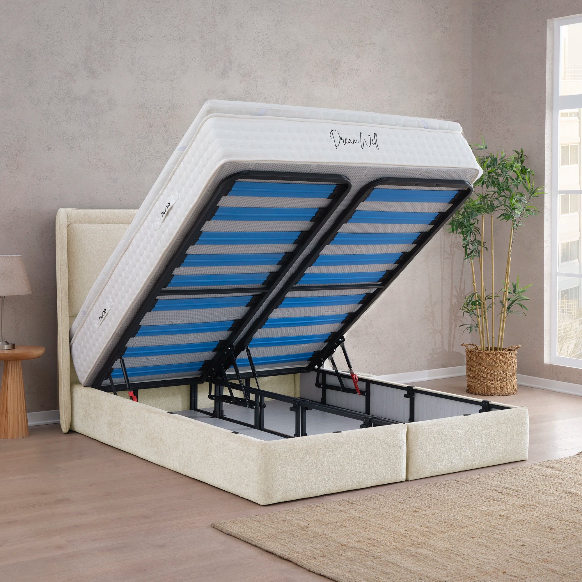 Bett mit Stauraum LEONE