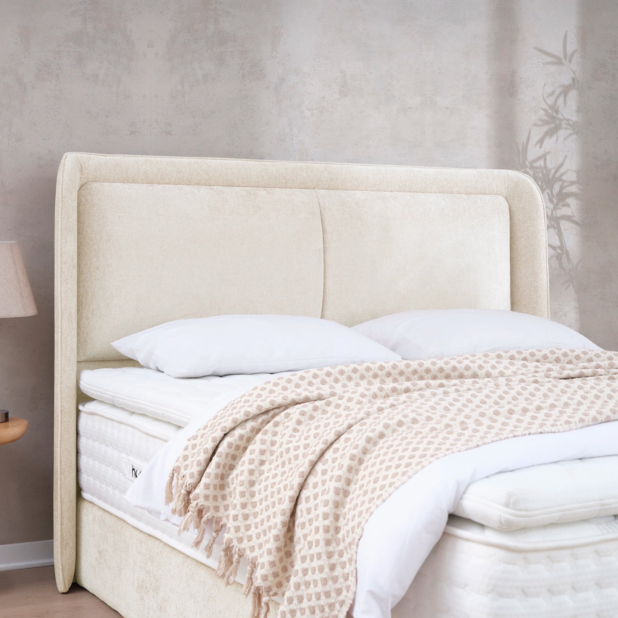 Designer Polsterbett mit Stauraum Leone