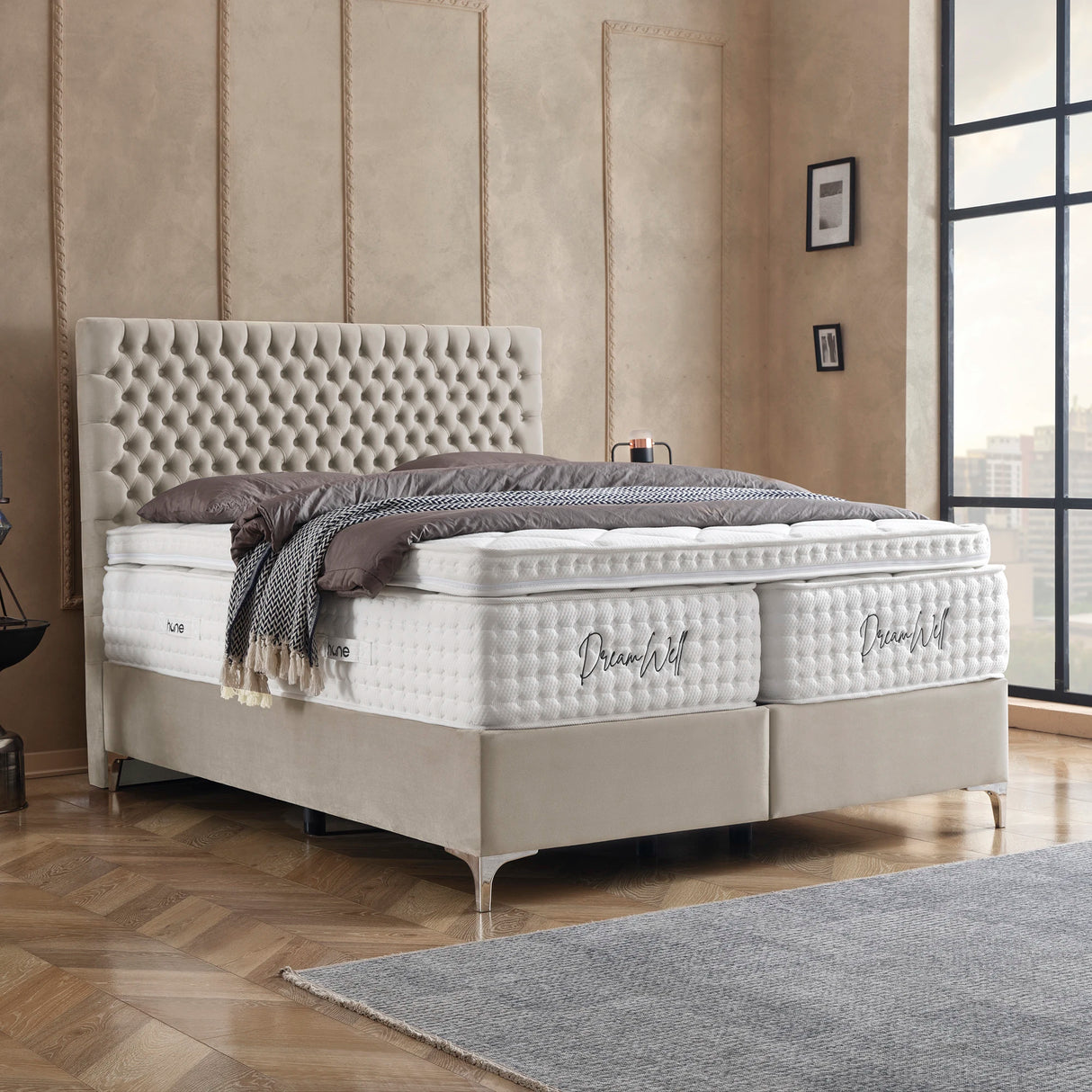 Bett mit Stauraum LONDON