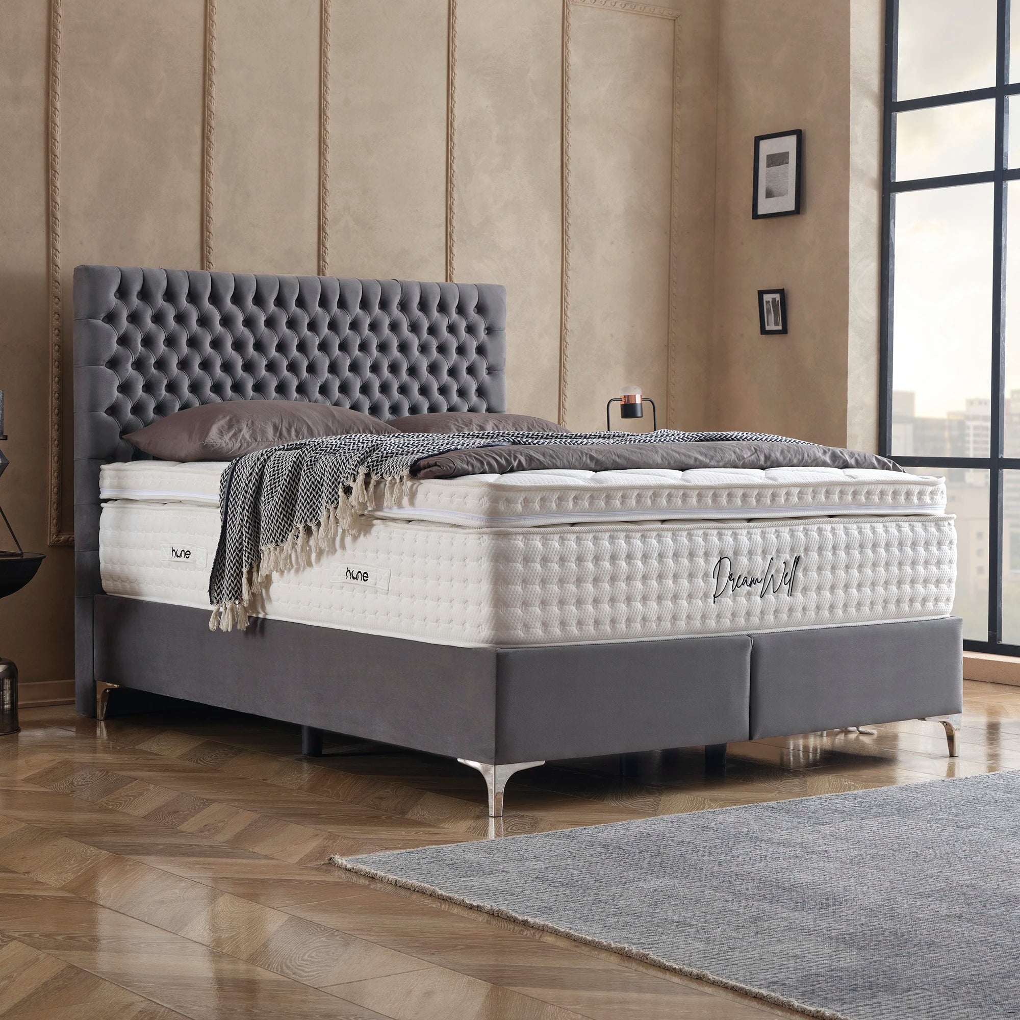 Bett mit Stauraum LONDON