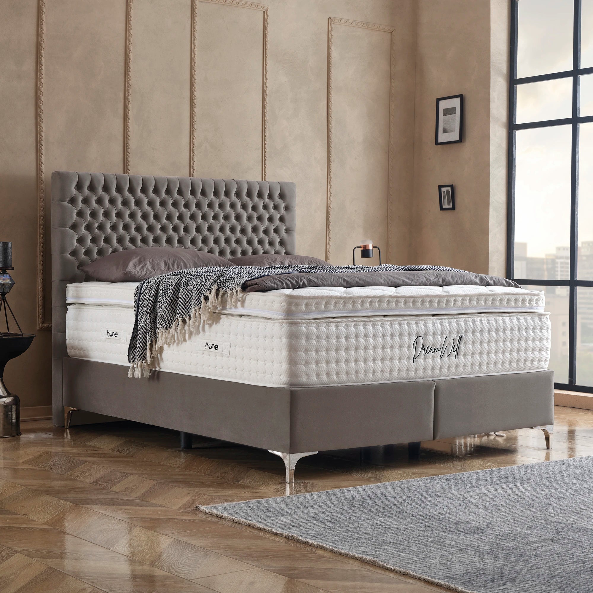 Bett mit Stauraum LONDON