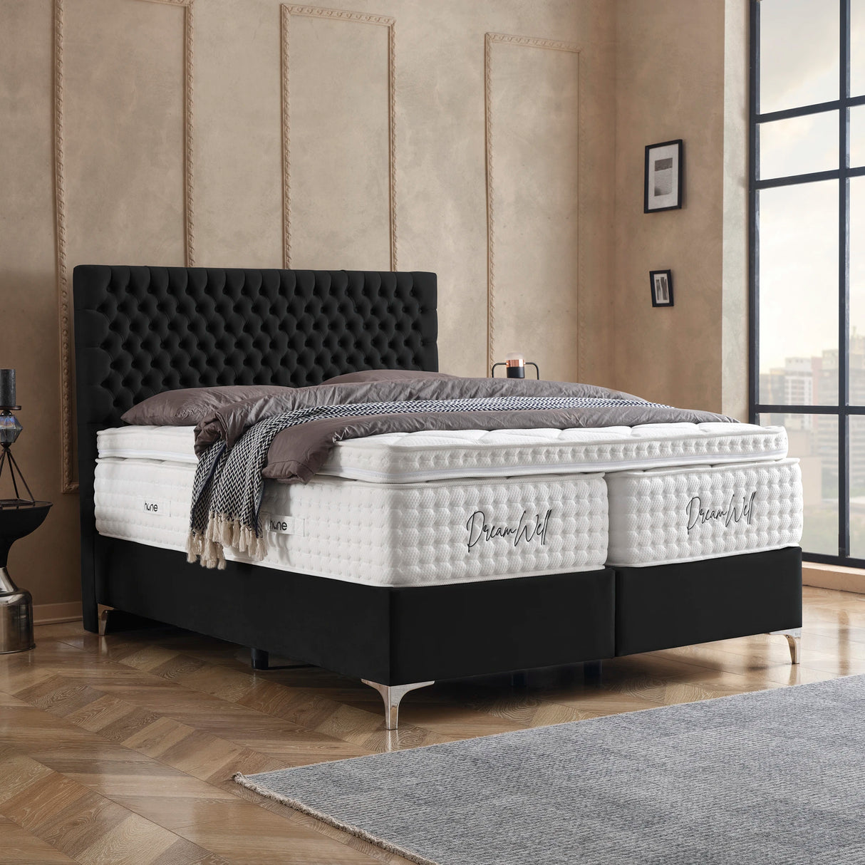 Bett mit Stauraum LONDON