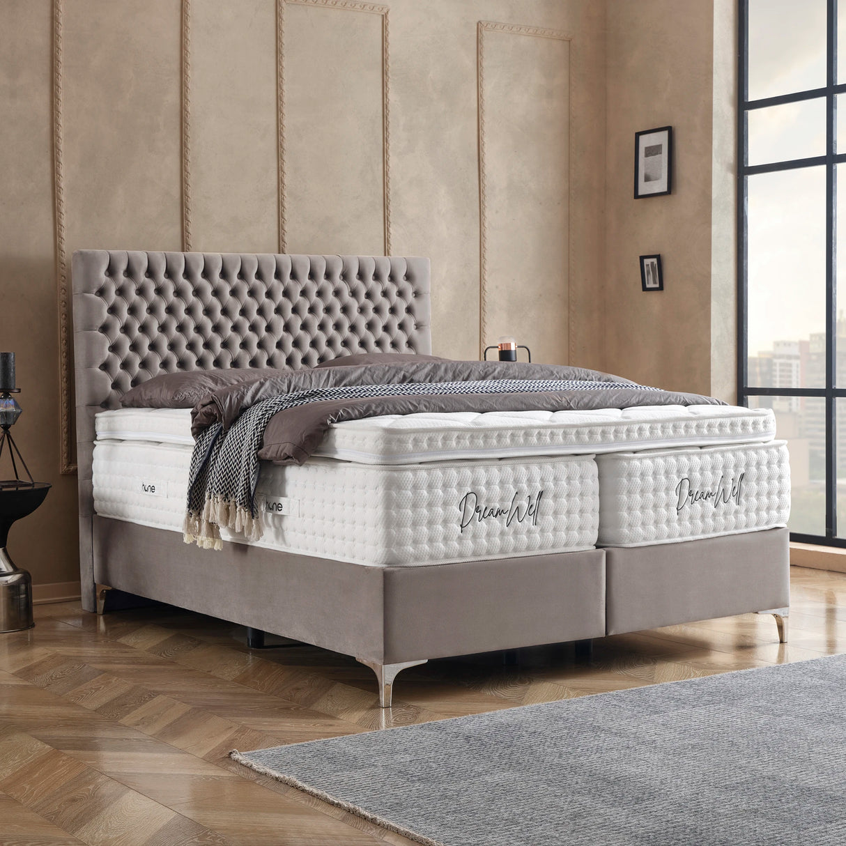 Bett mit Stauraum LONDON