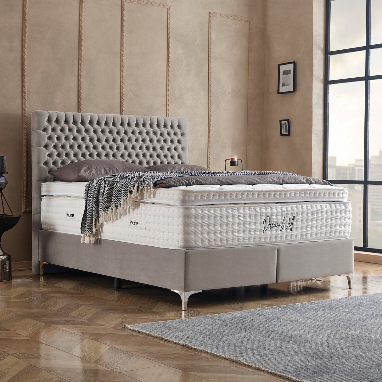 Bett mit Stauraum LONDON