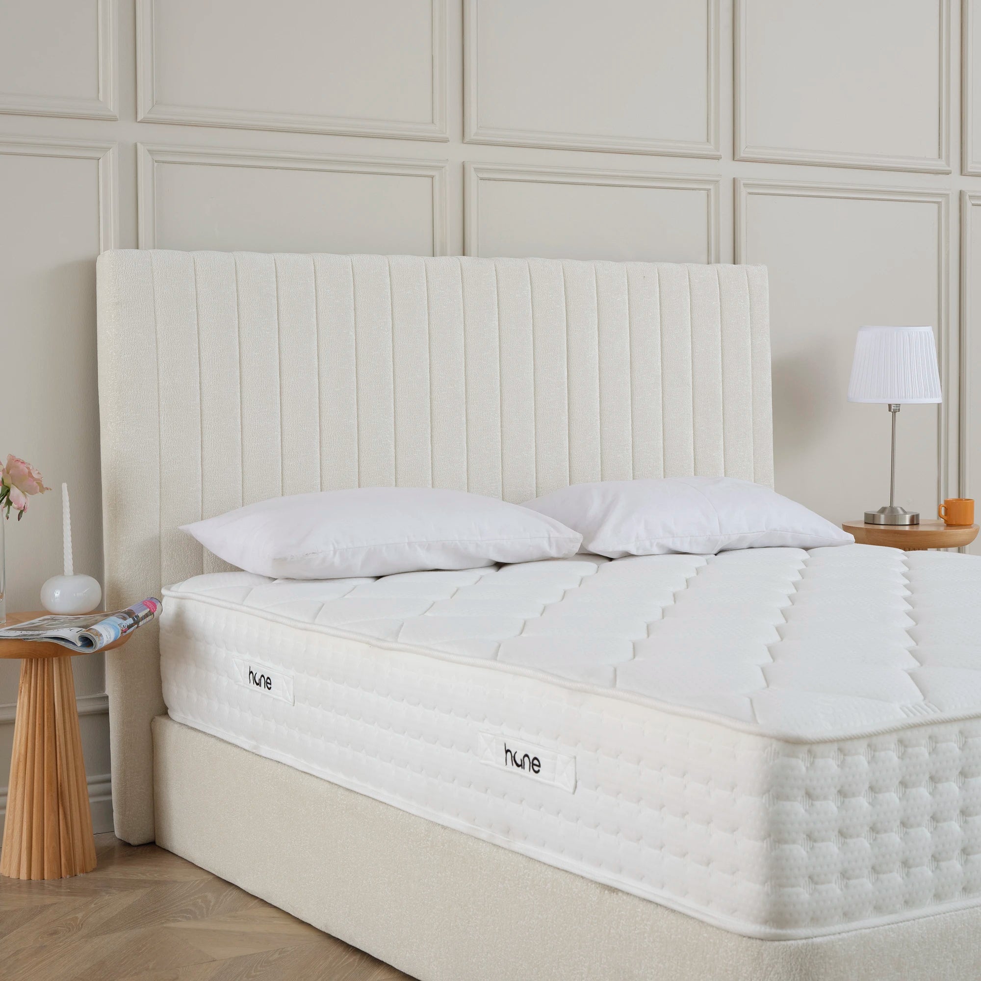 Designer Polsterbett mit Stauraum Mira